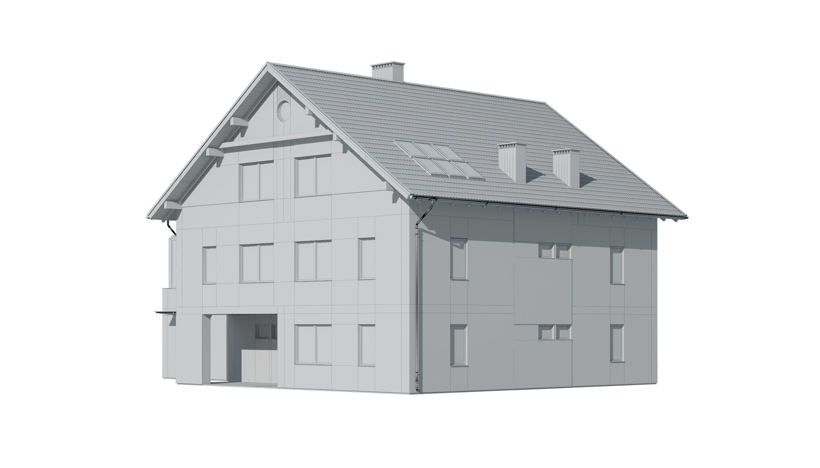 Cottage 042 3D model_5