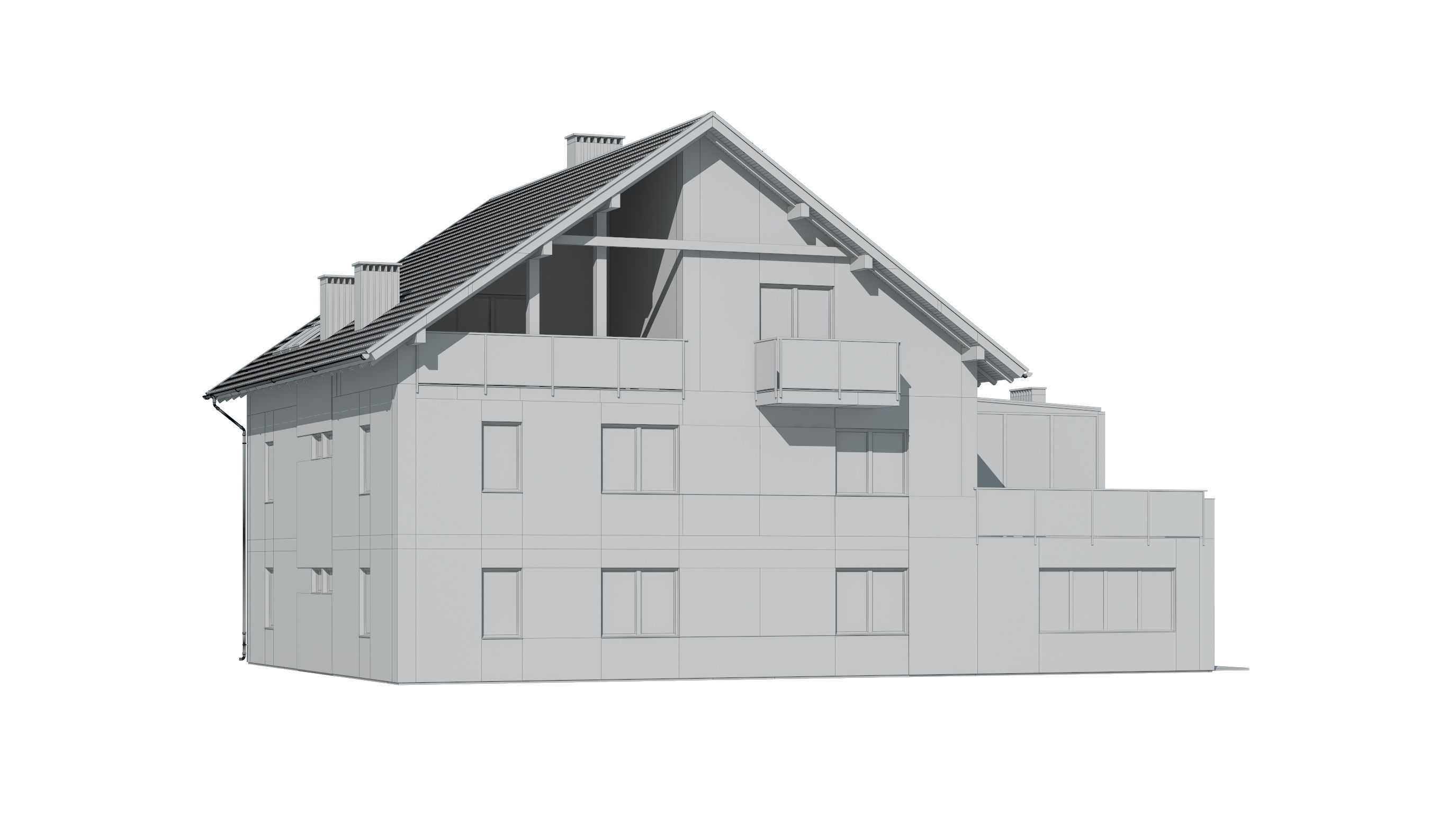 Cottage 042 3D model_6