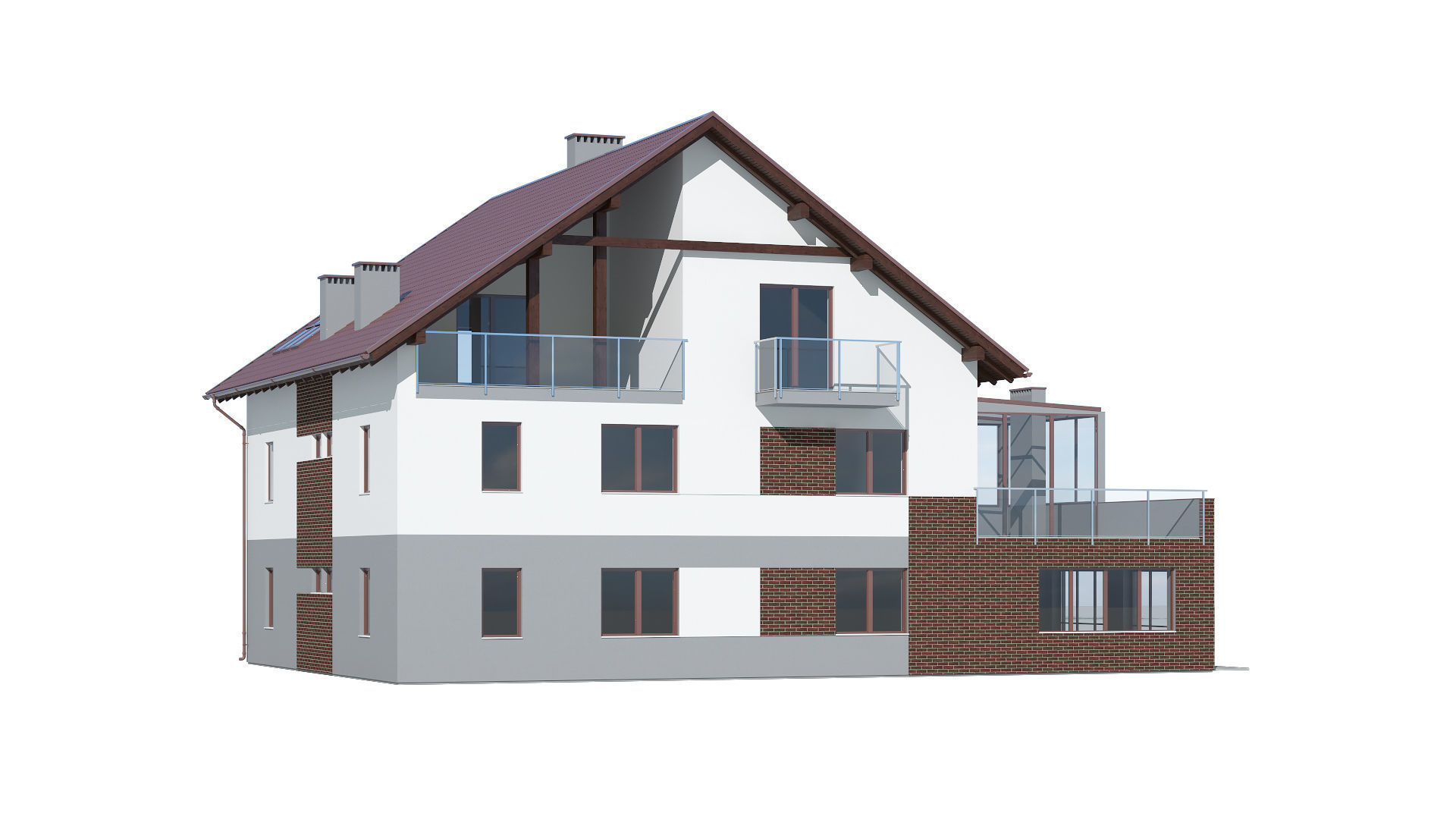 Cottage 042 3D model_2