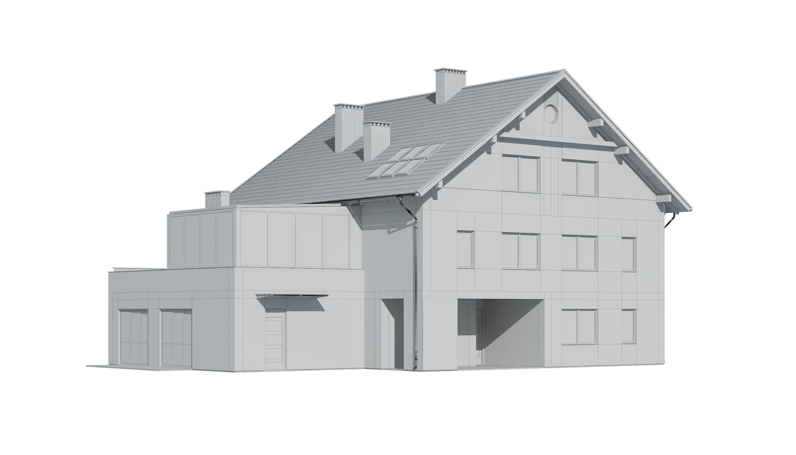 Cottage 042 3D model_4