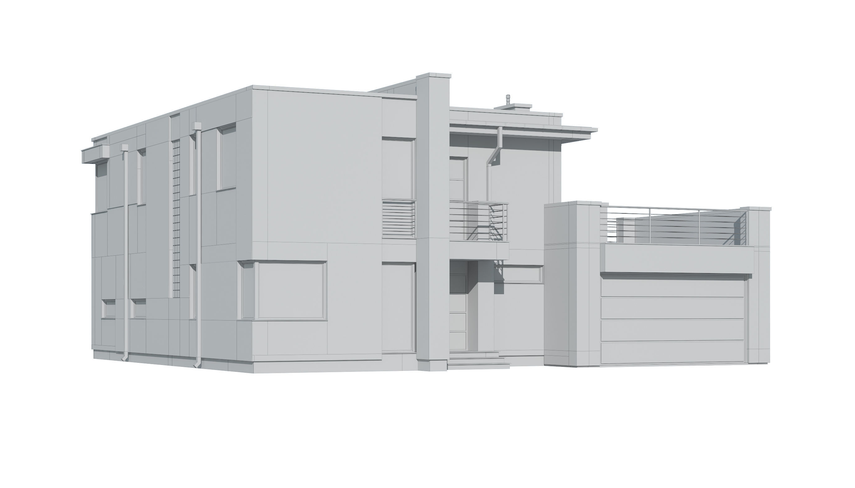 Cottage 040 3D model_4
