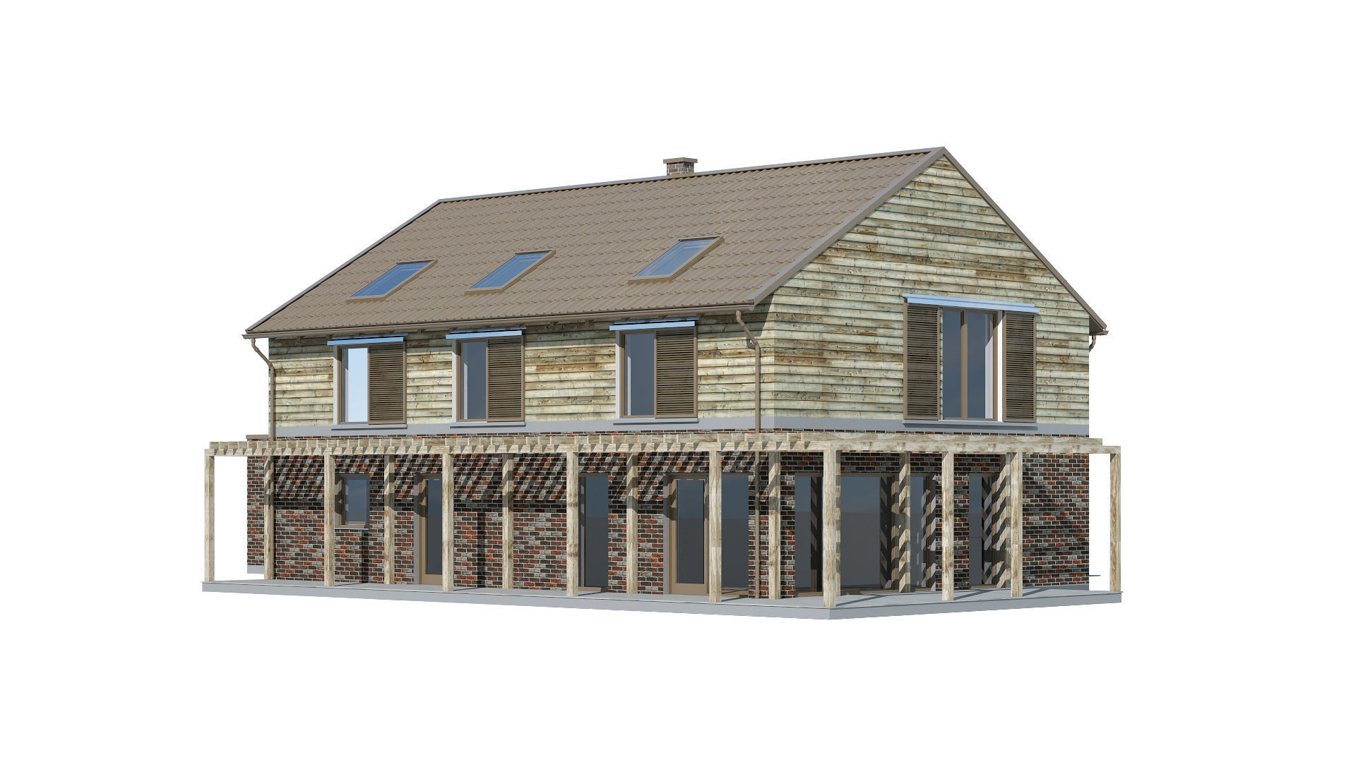 Cottage 039 3D model_3