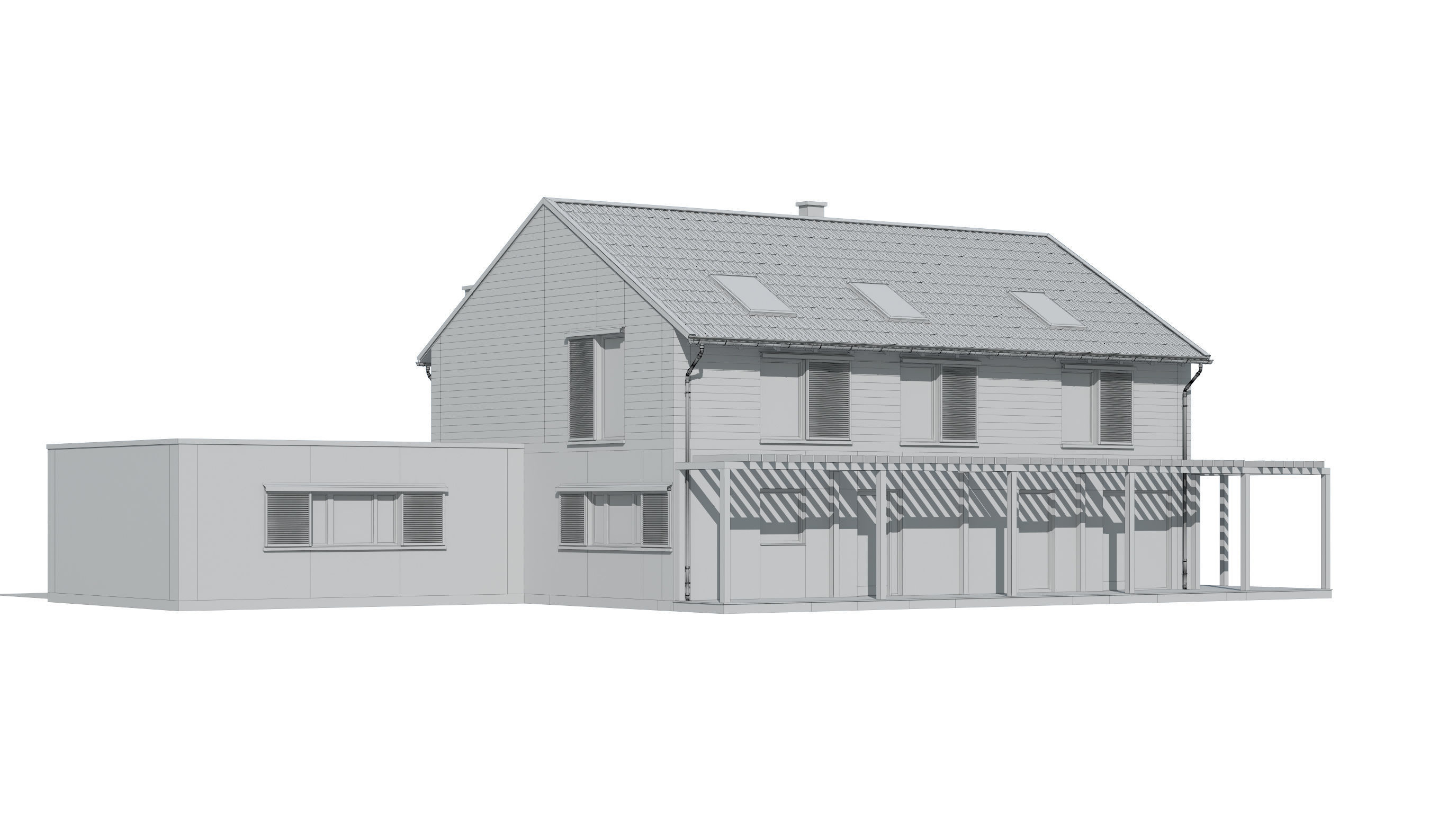 Cottage 039 3D model_6