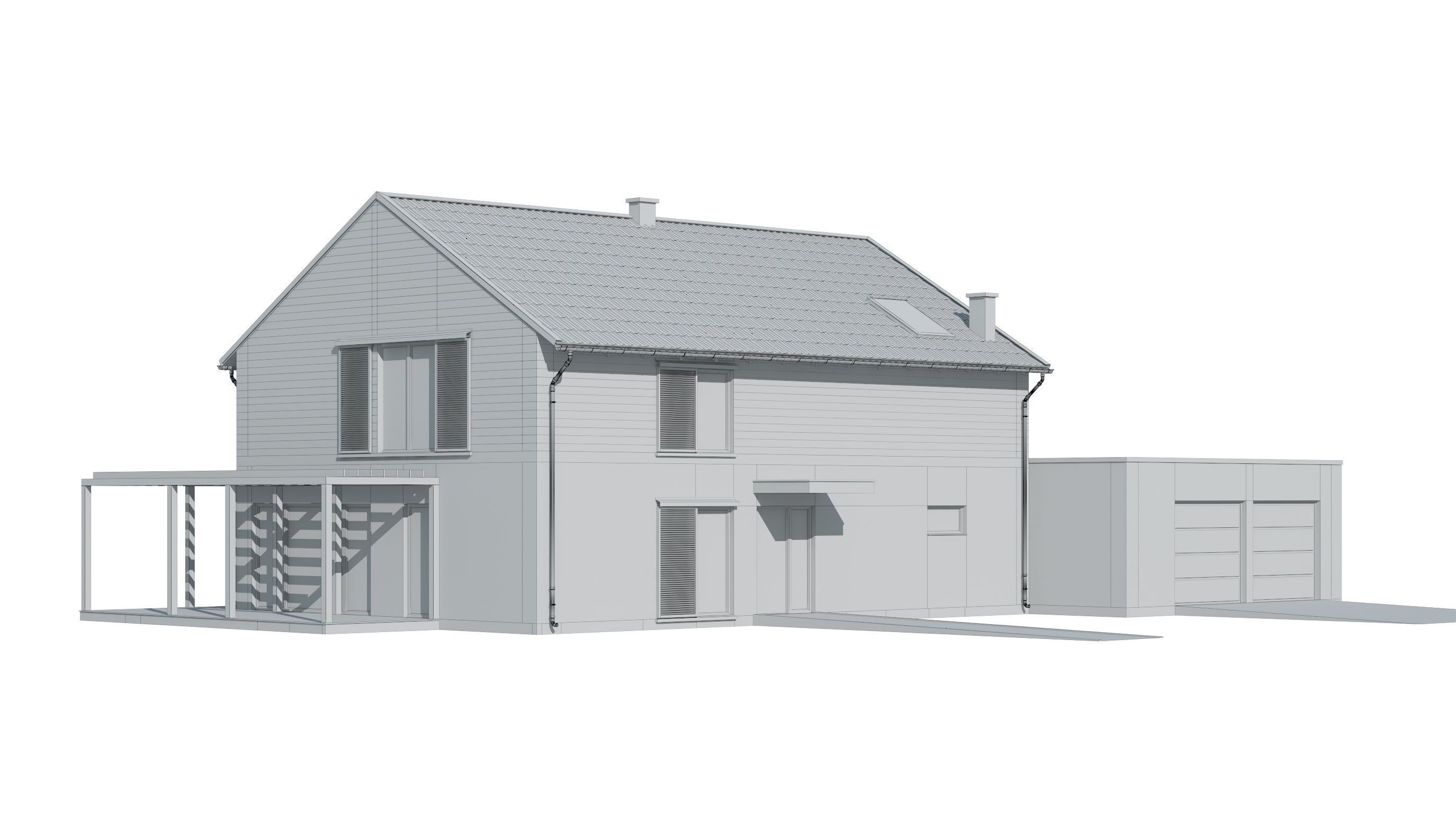 Cottage 039 3D model_4