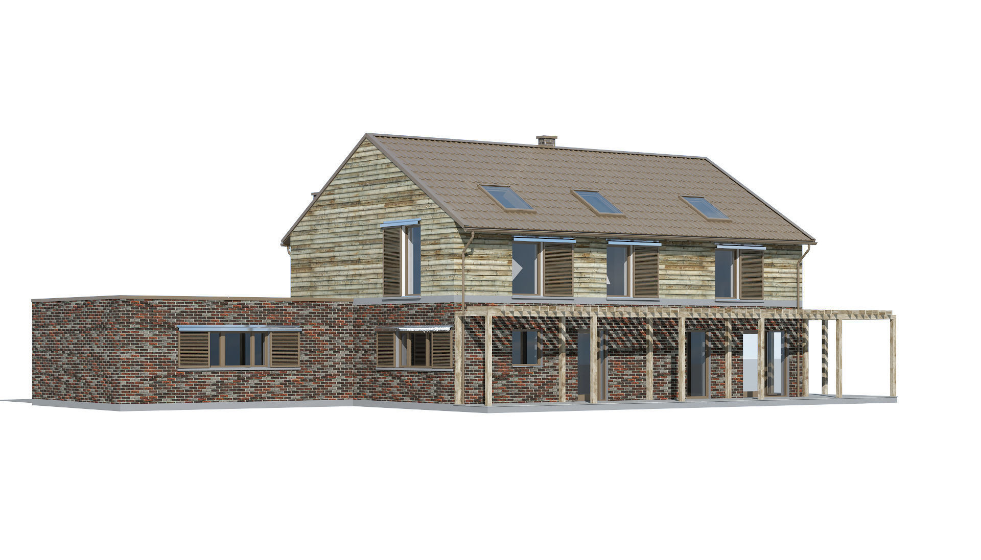 Cottage 039 3D model_2