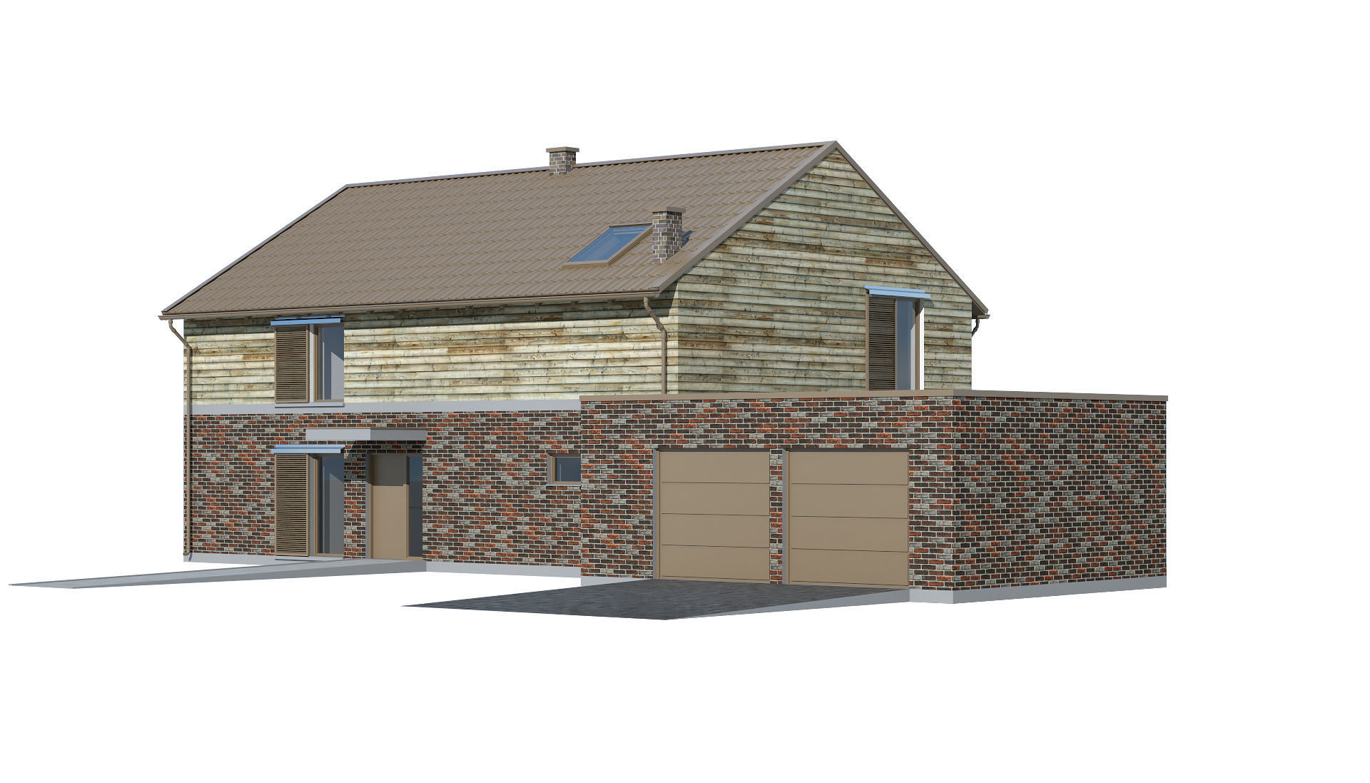 Cottage 039 3D model_1