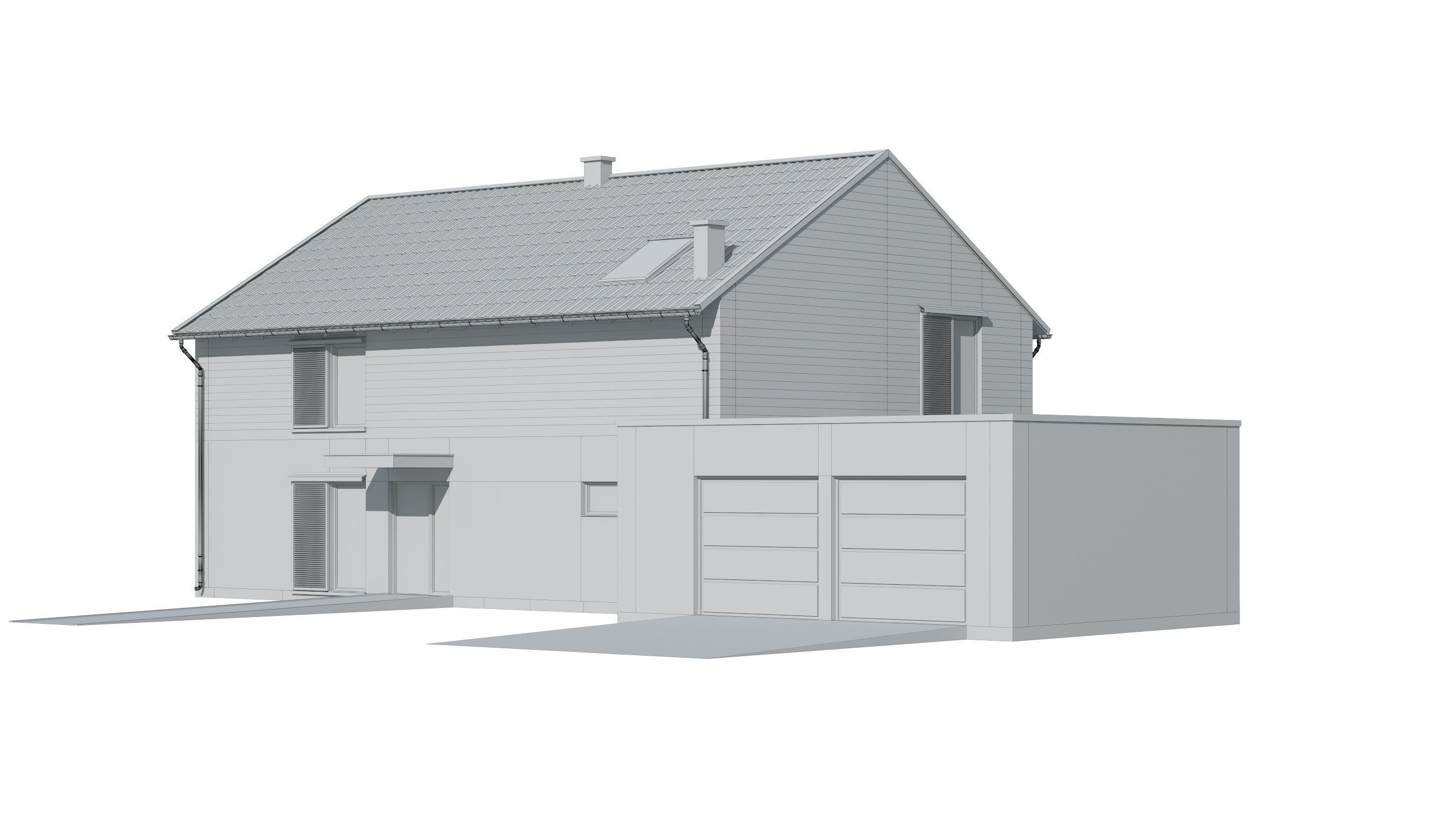 Cottage 039 3D model_5