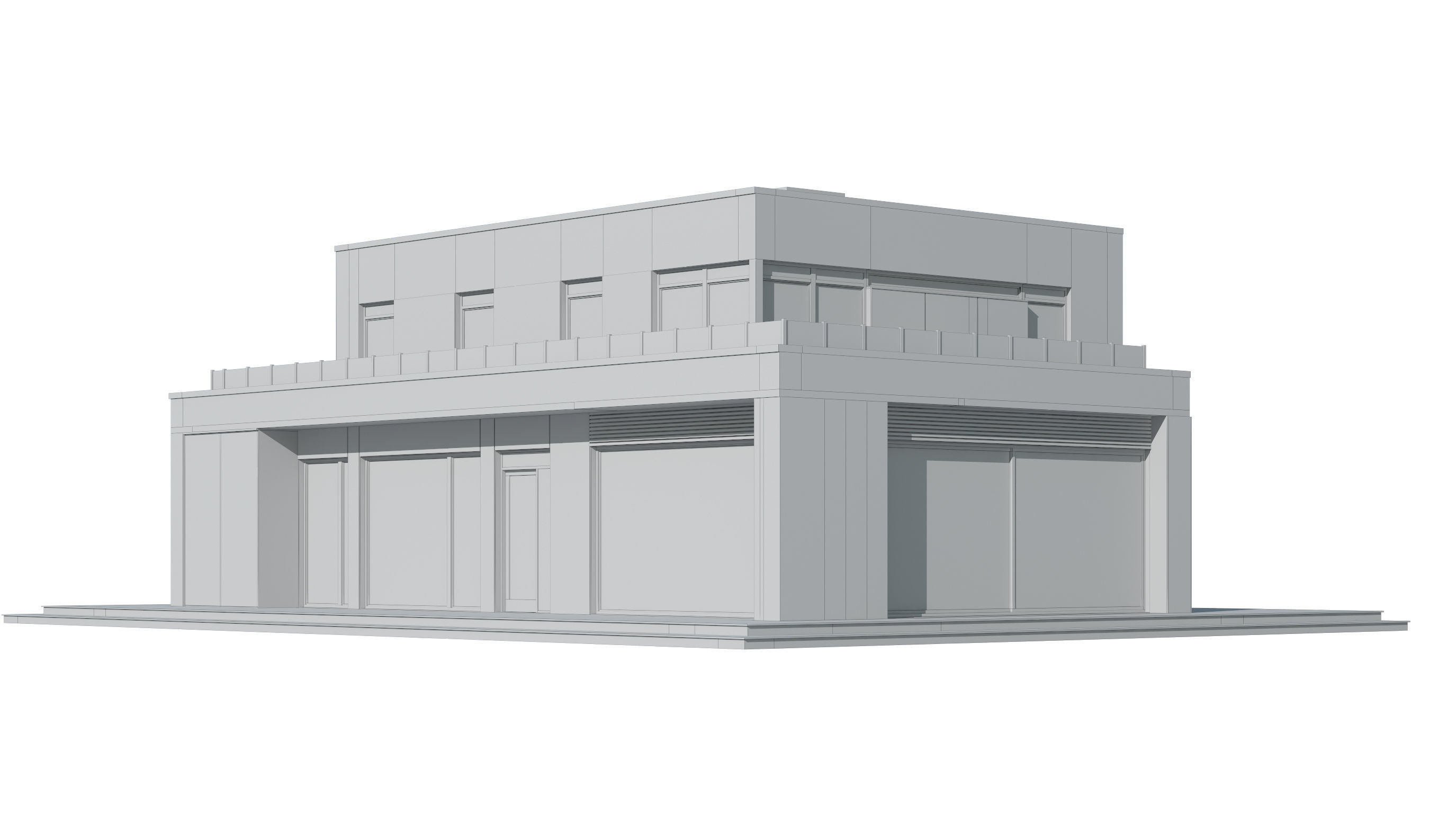 Cottage 038 3D model_5