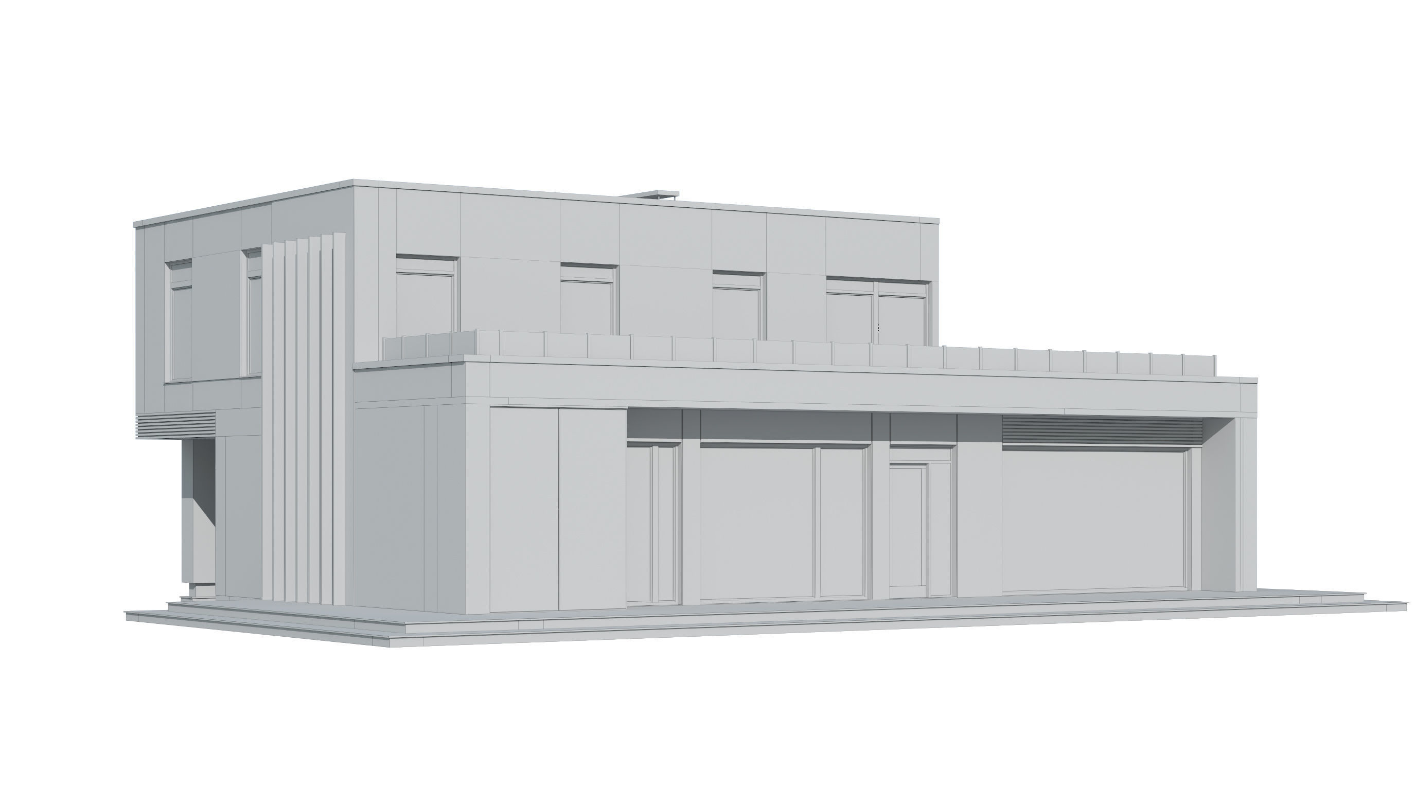 Cottage 038 3D model_4