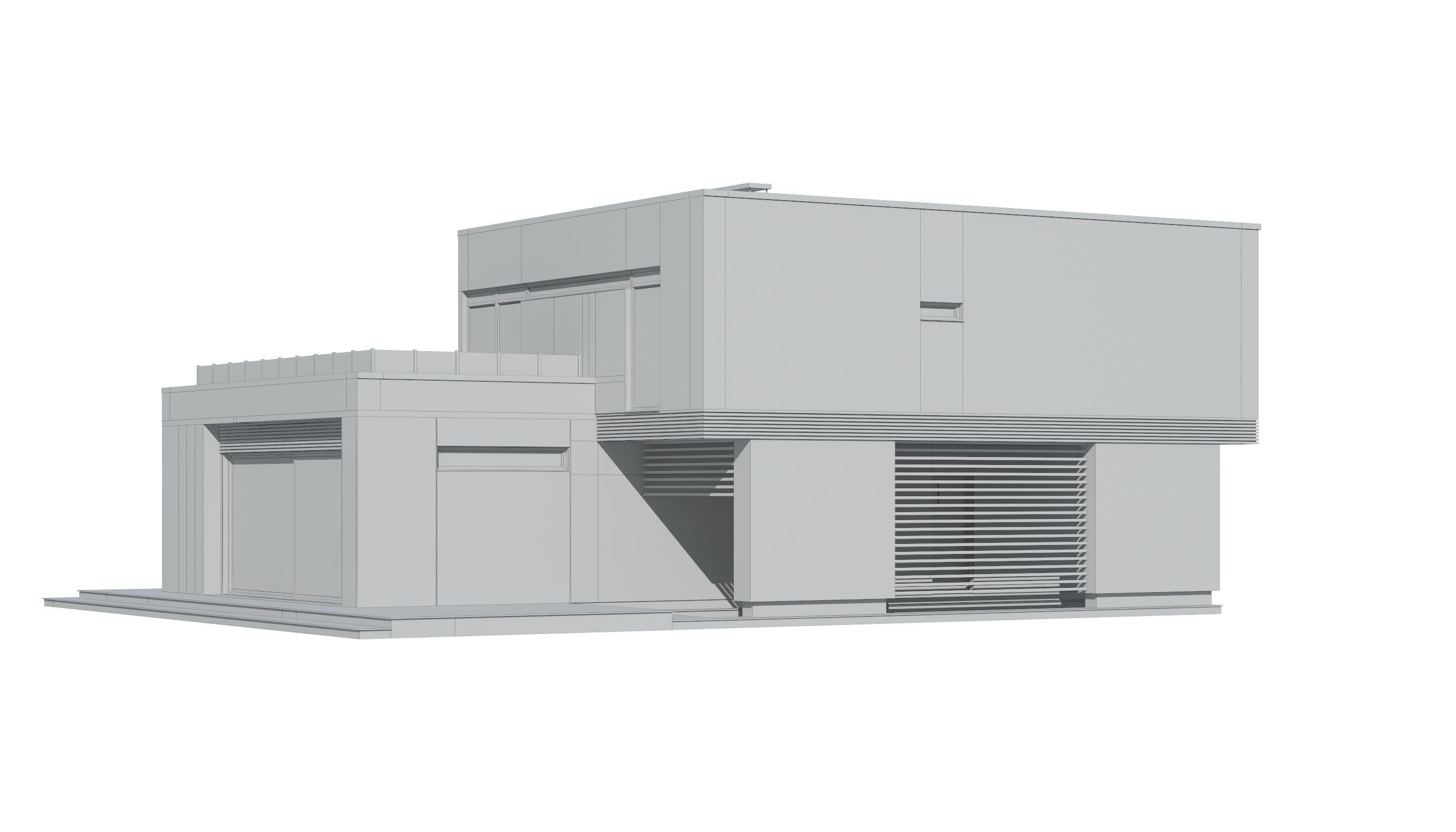 Cottage 038 3D model_6