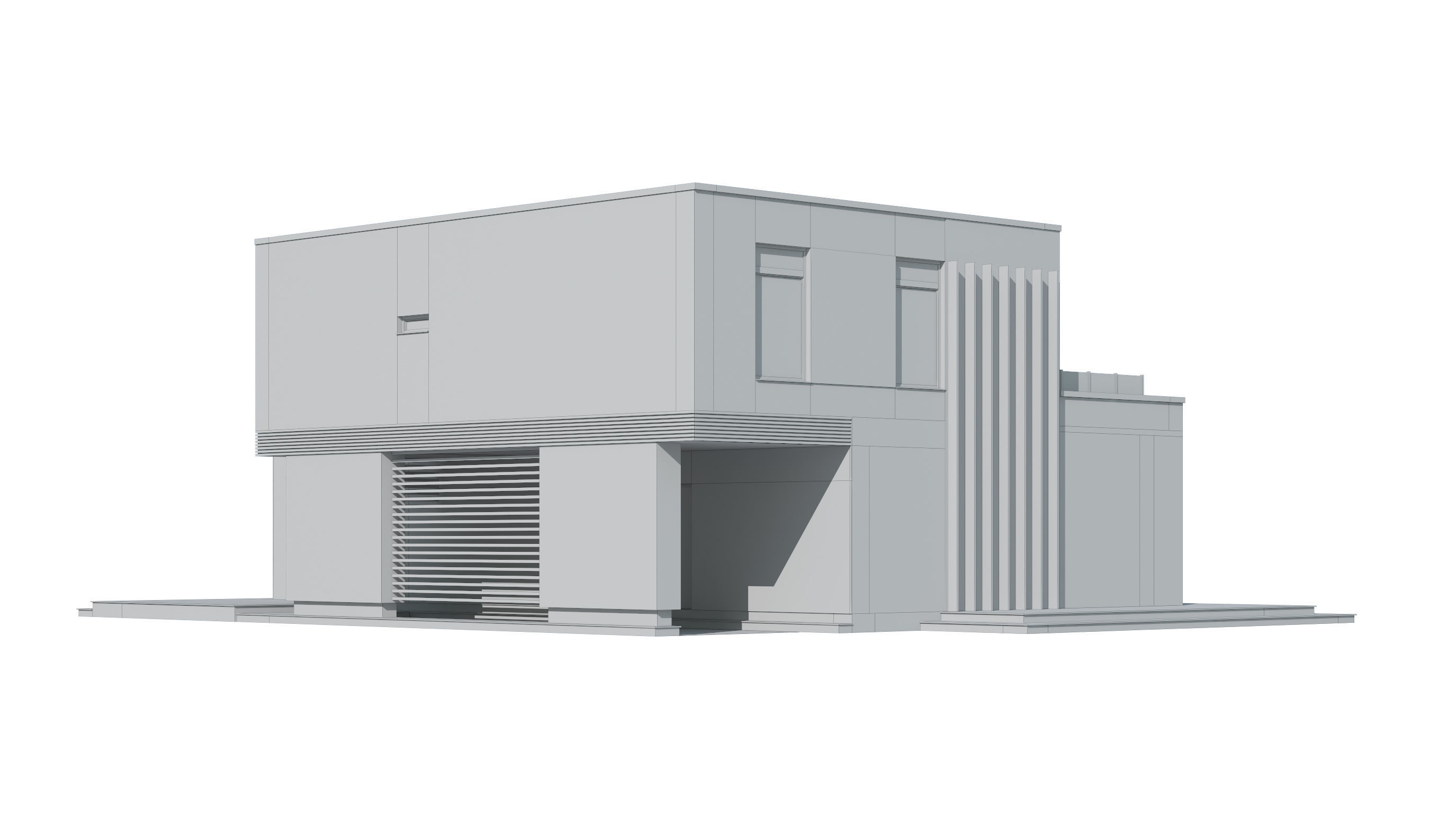 Cottage 038 3D model_7