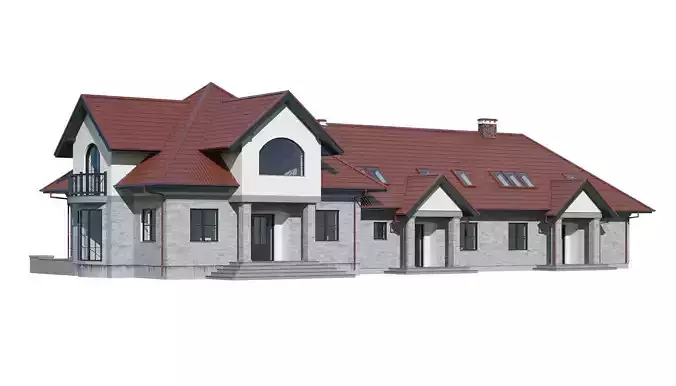 Cottage 036 3D model