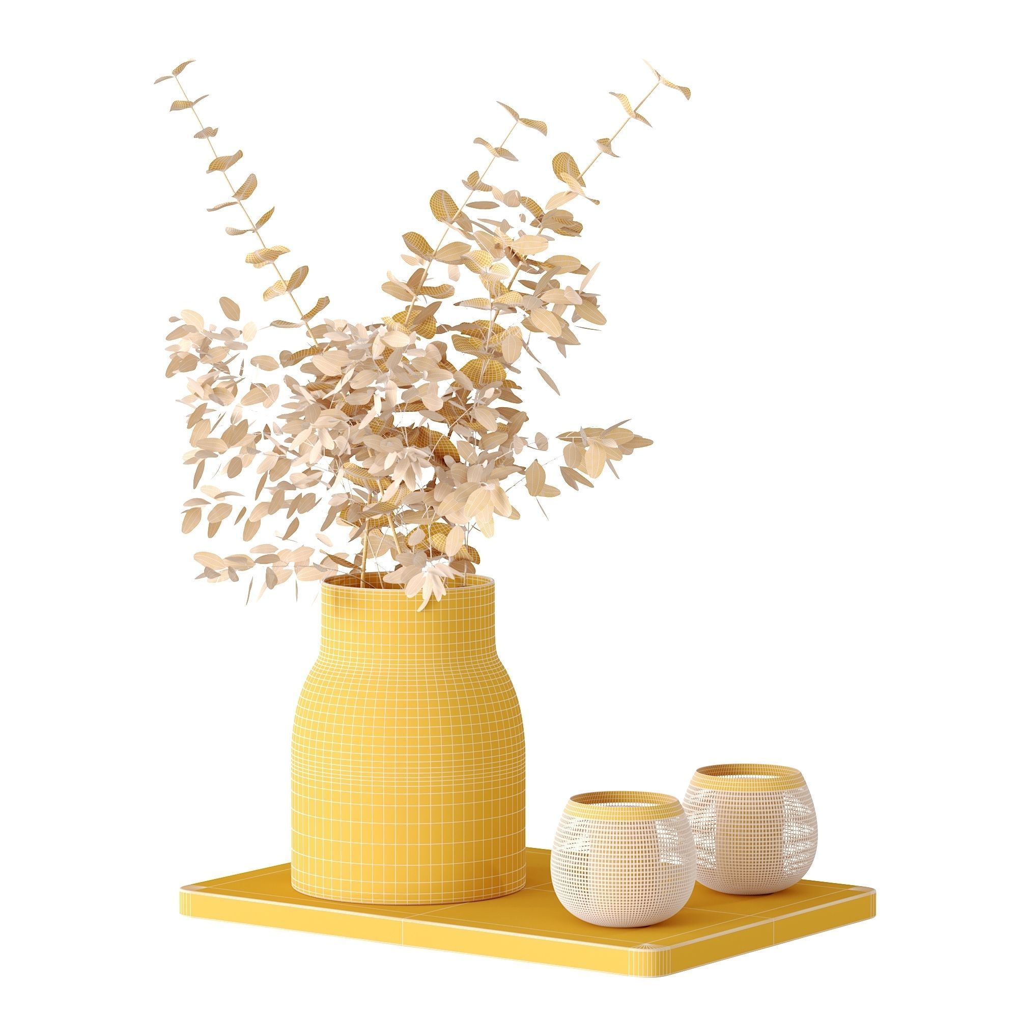 Carl Hansen SH900 and CH47 Dining Set 3D model_7