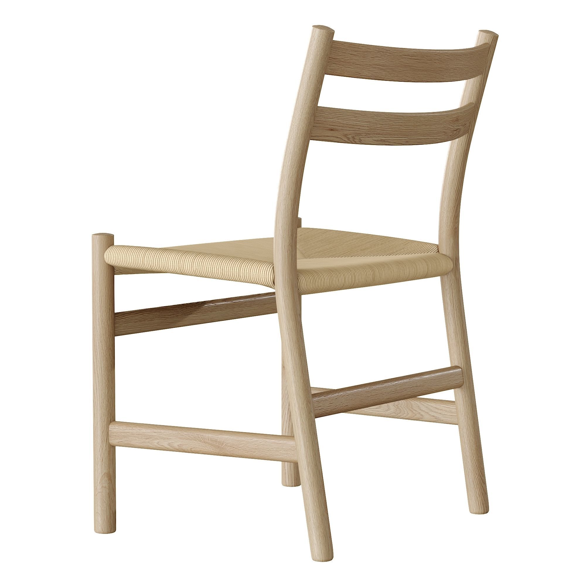 Carl Hansen SH900 and CH47 Dining Set 3D model_1