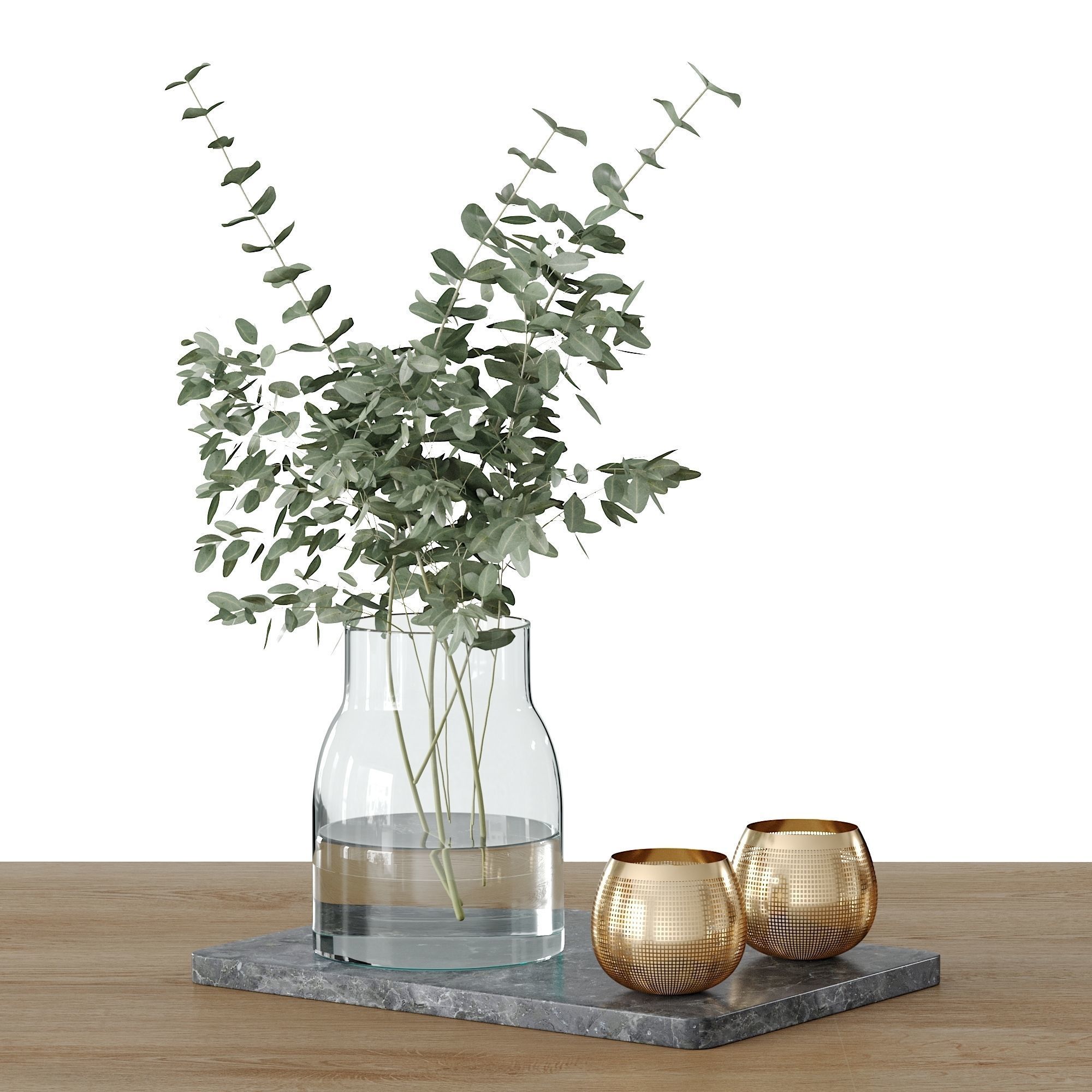 Carl Hansen SH900 and CH47 Dining Set 3D model_3