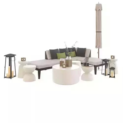 Crate and Barrel Elba Sectional 