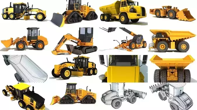 Construction Heavy Vehicles Collection 