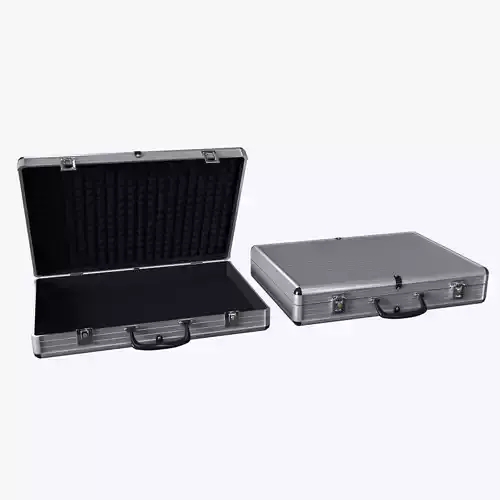 Two Briefcases Low-poly 3D model