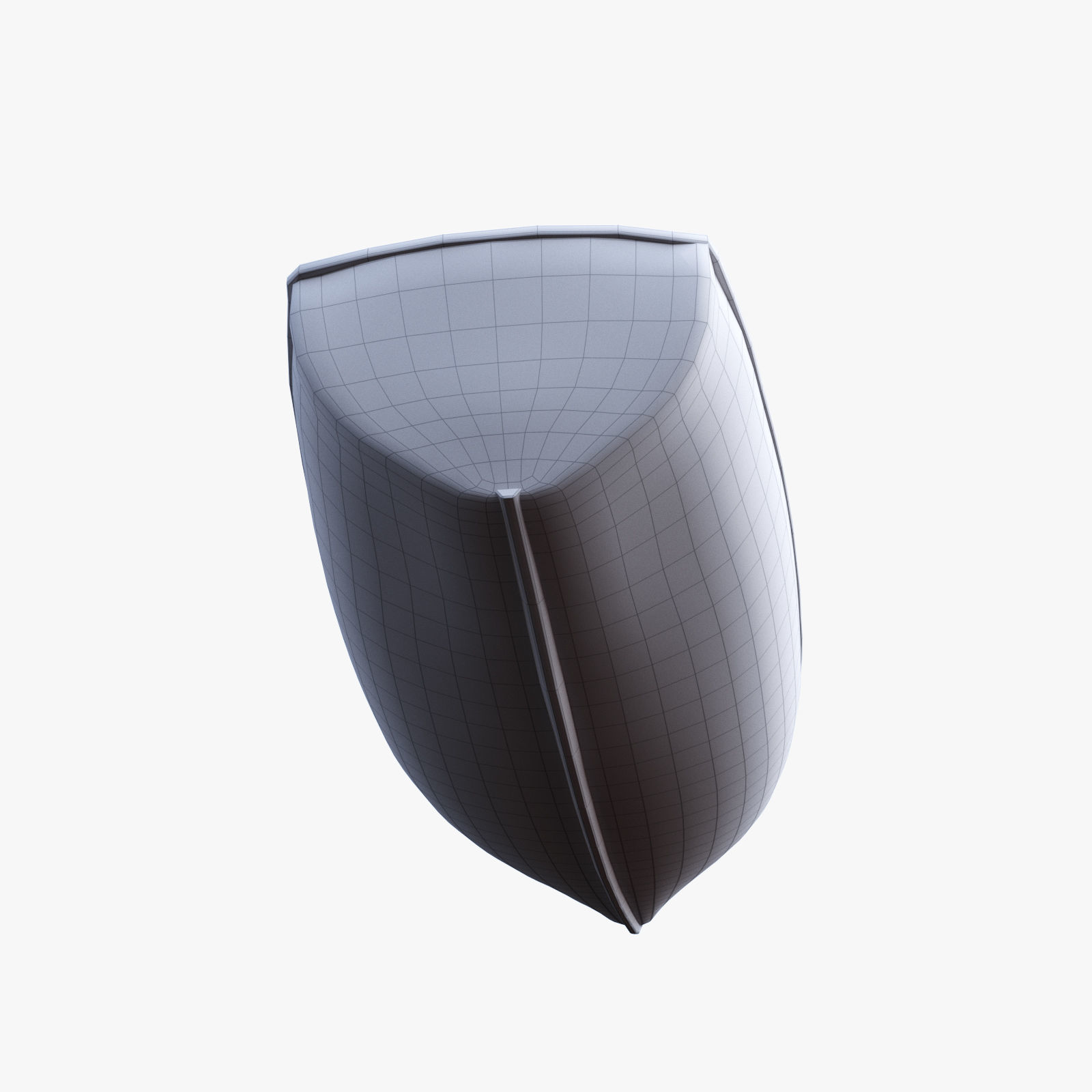 Old Boat Low-poly 3D model_15