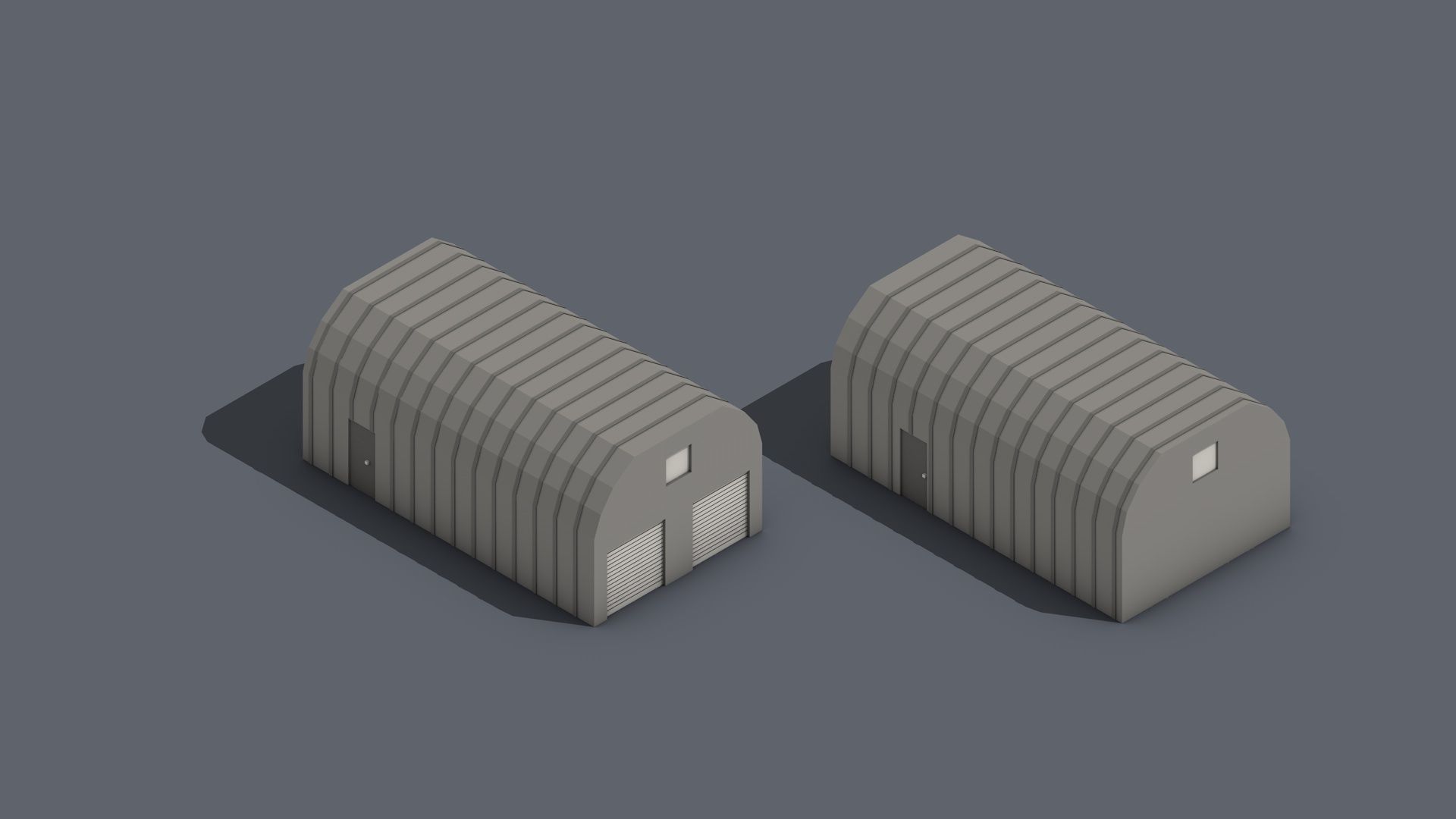 Low Poly Warehouse Logistics Isometric Low-poly 3D model_15