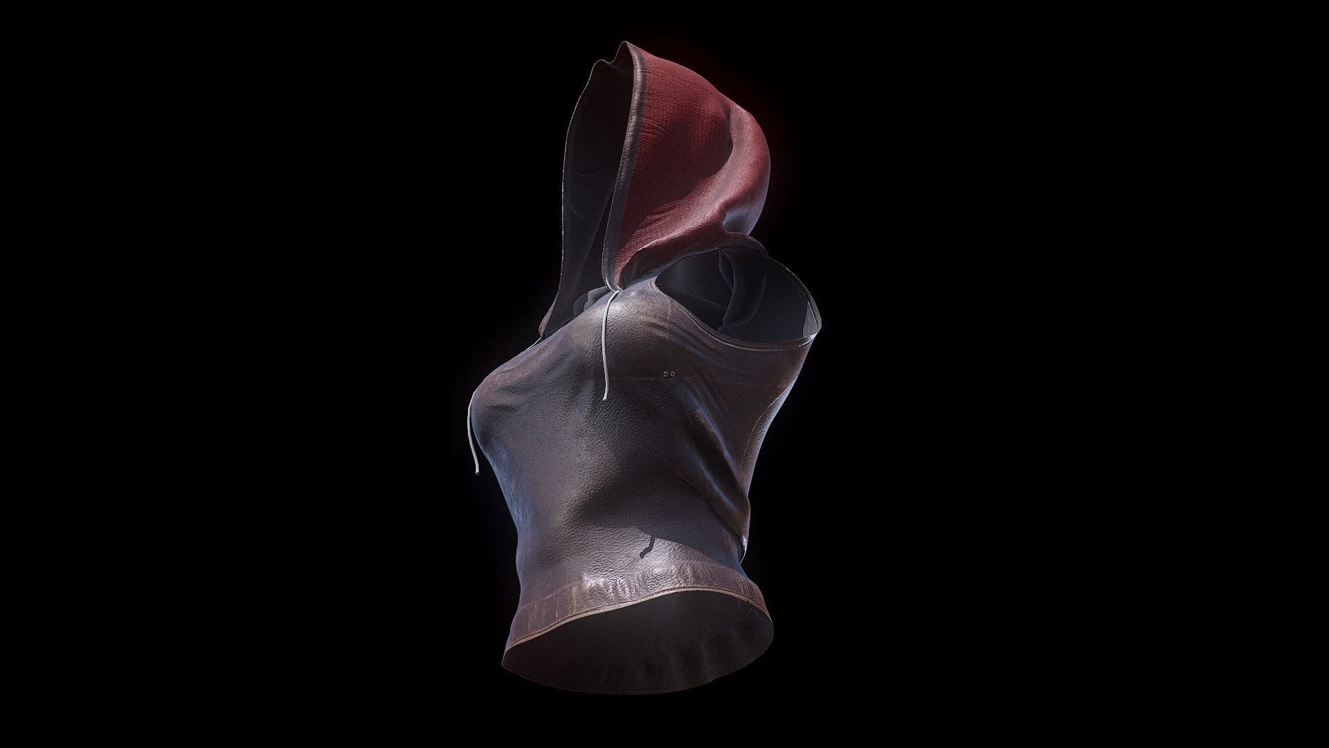 Dress 1 Low-poly 3D model_16