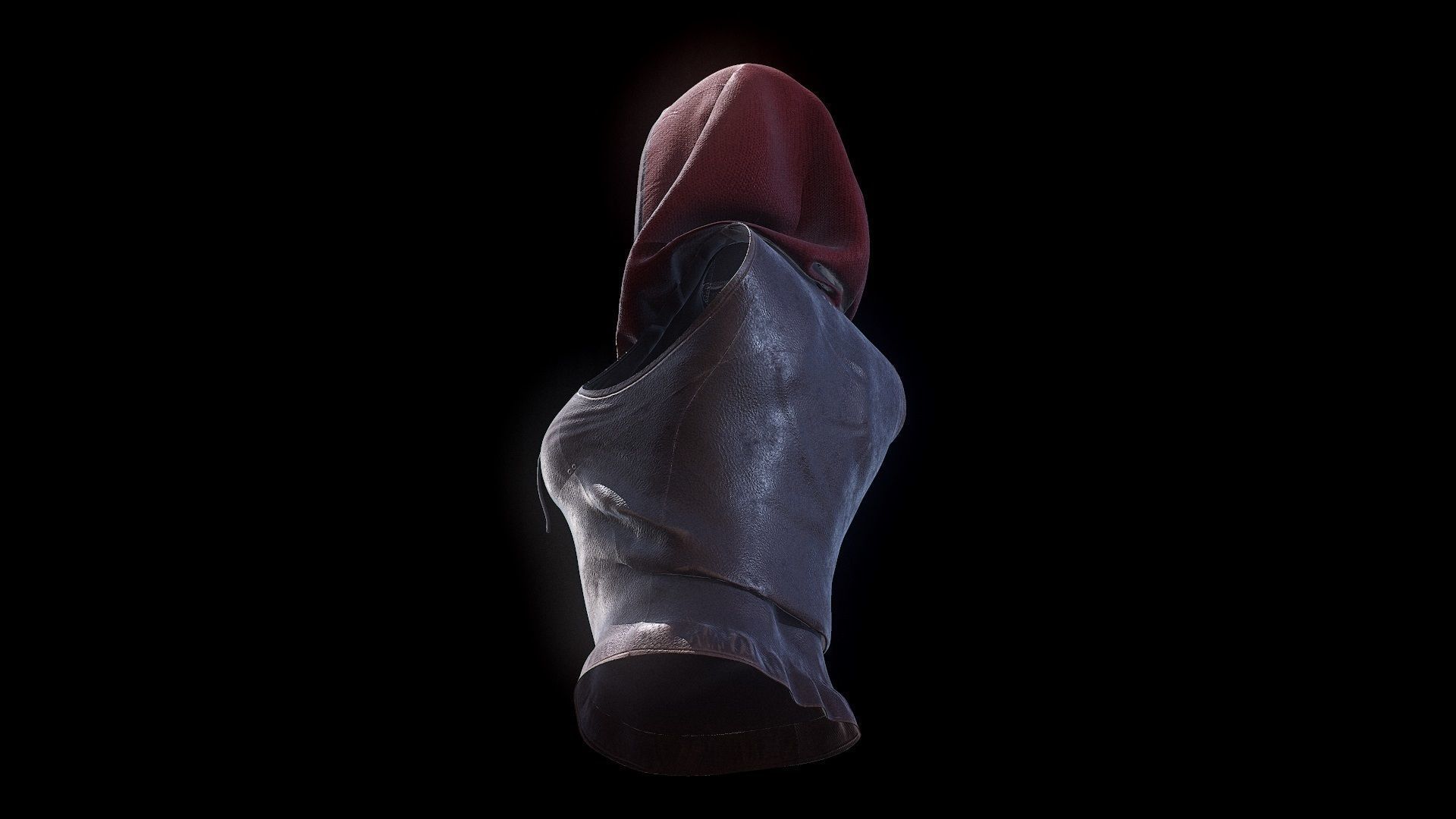 Dress 1 Low-poly 3D model_17