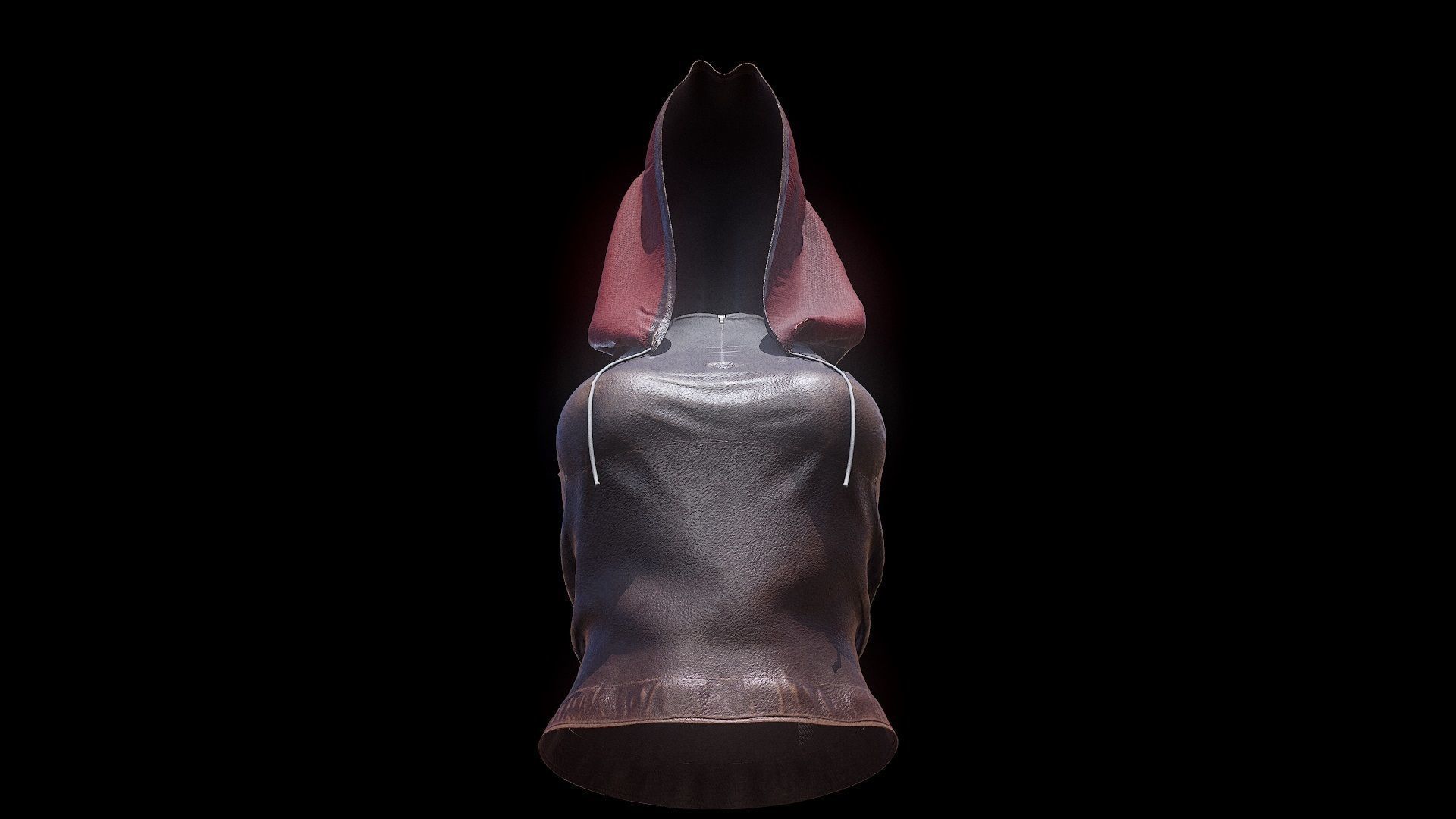 Dress 1 Low-poly 3D model_14