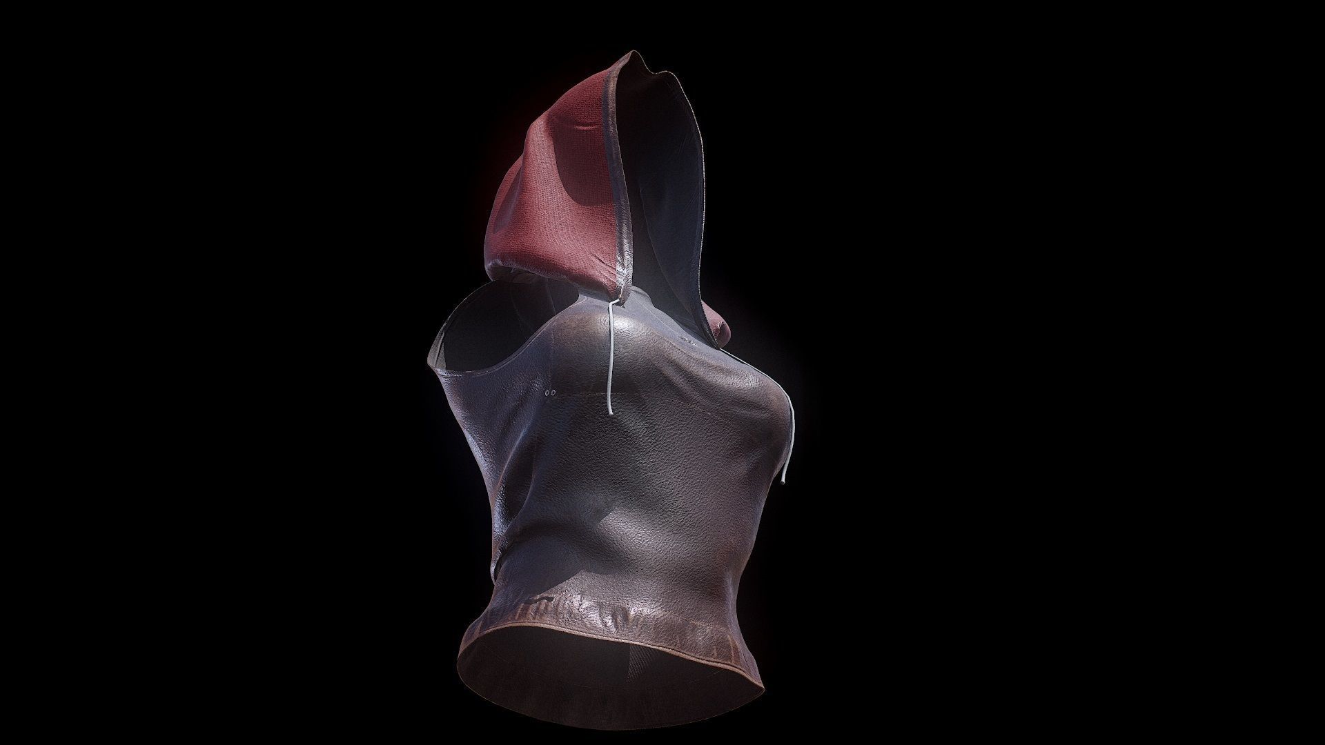 Dress 1 Low-poly 3D model_15