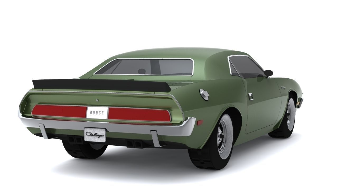 Dodge Challenger 1970 Free 3D model_4