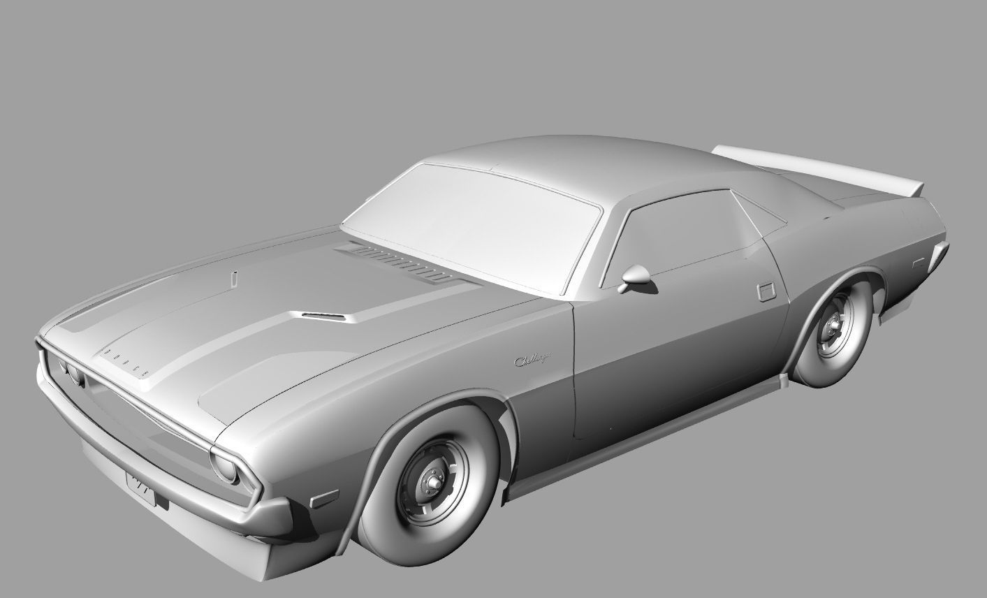 Dodge Challenger 1970 Free 3D model_1