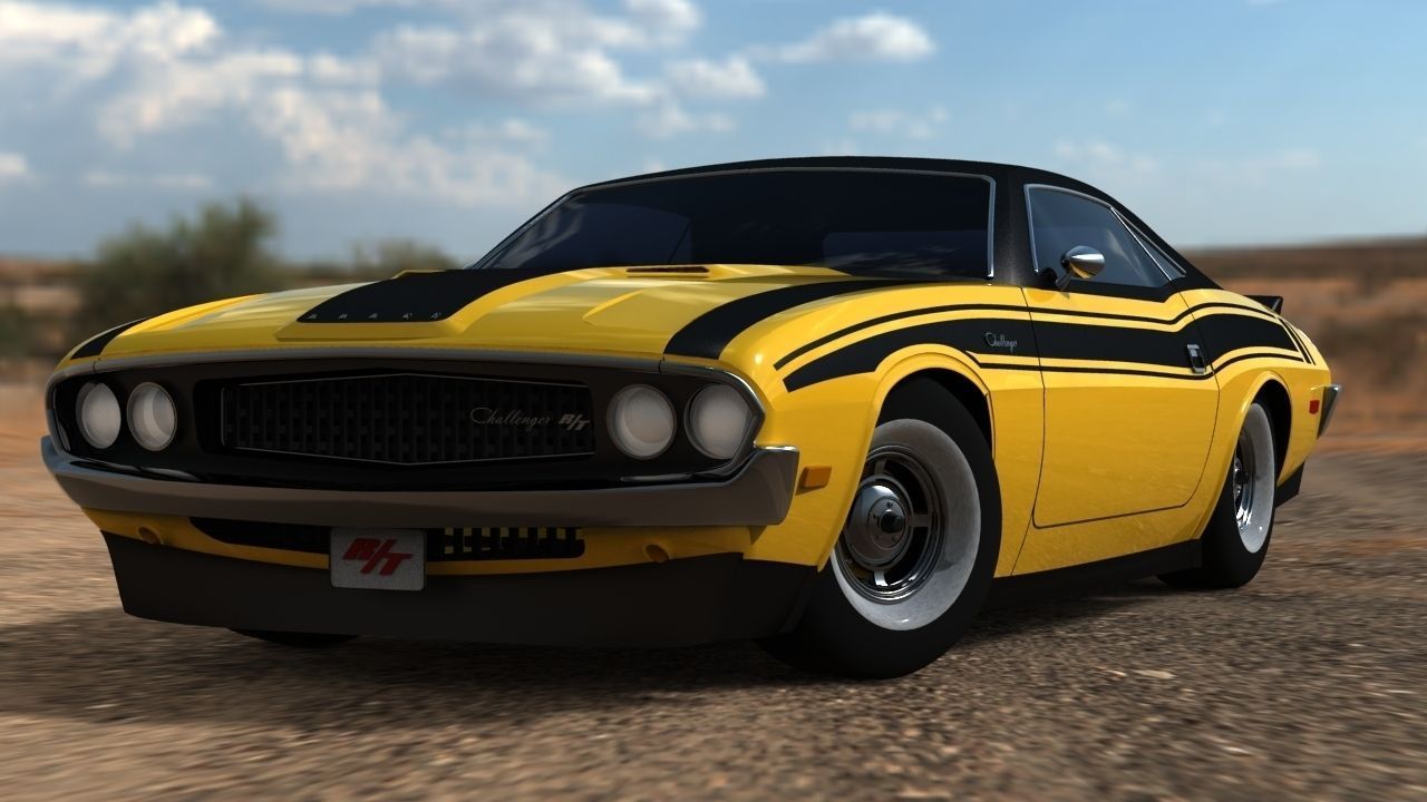 Dodge Challenger 1970 Free 3D model_2
