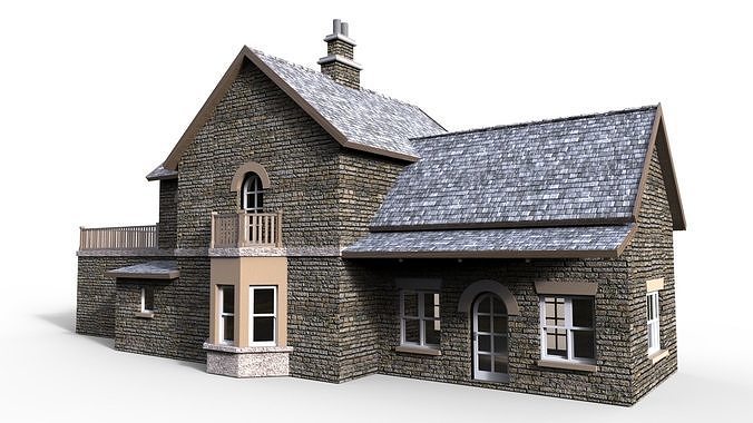 Railway station 2 3D model