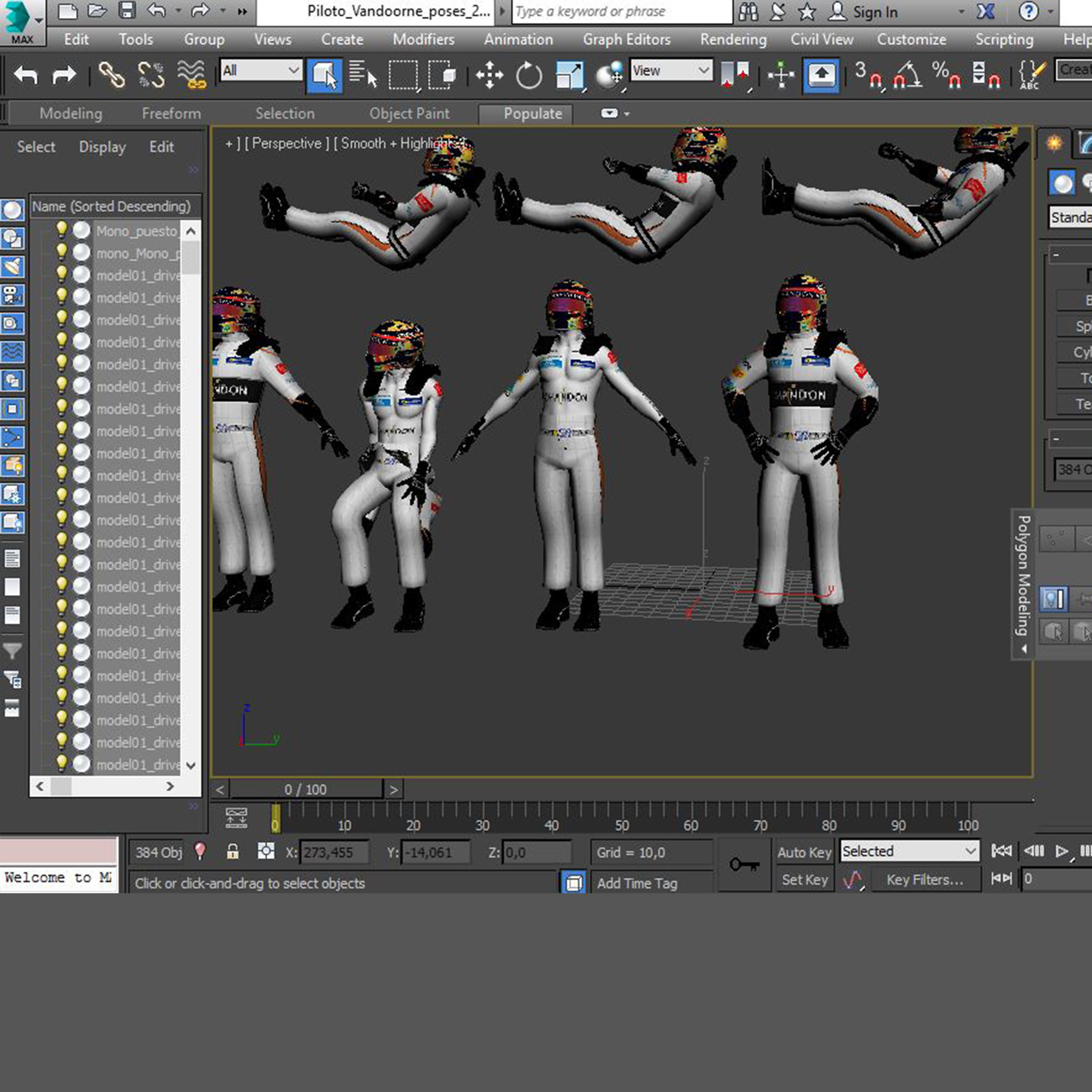 Stoffel Vandorne 2018 Low-poly 3D model_12