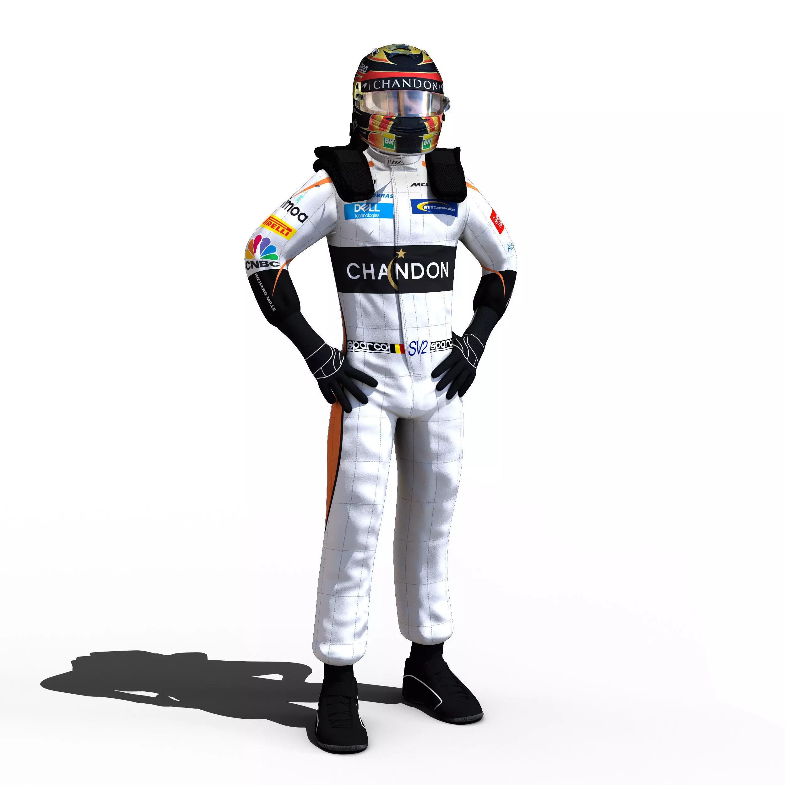 Stoffel Vandorne 2018 Low-poly 3D model_0