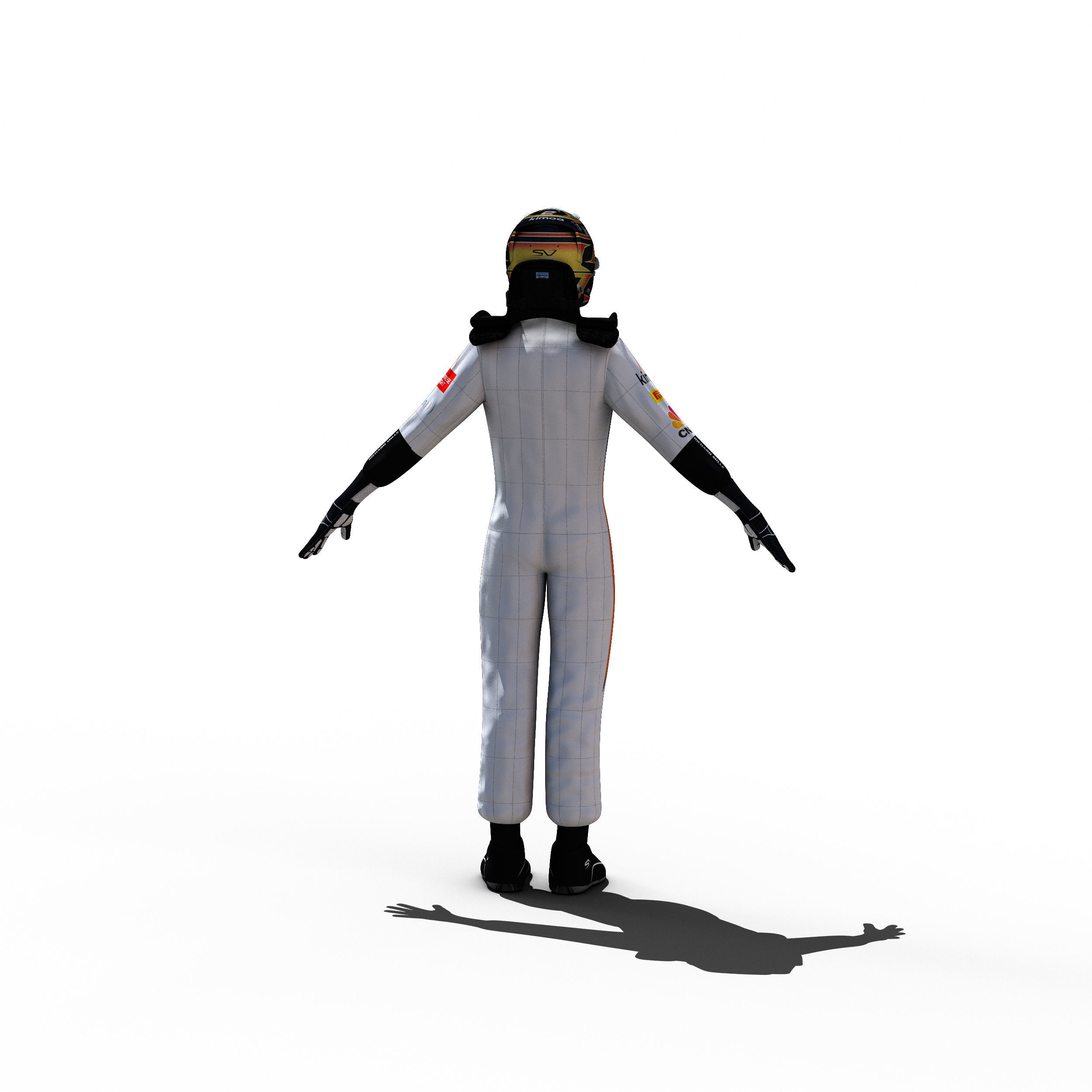Stoffel Vandorne 2018 Low-poly 3D model_9
