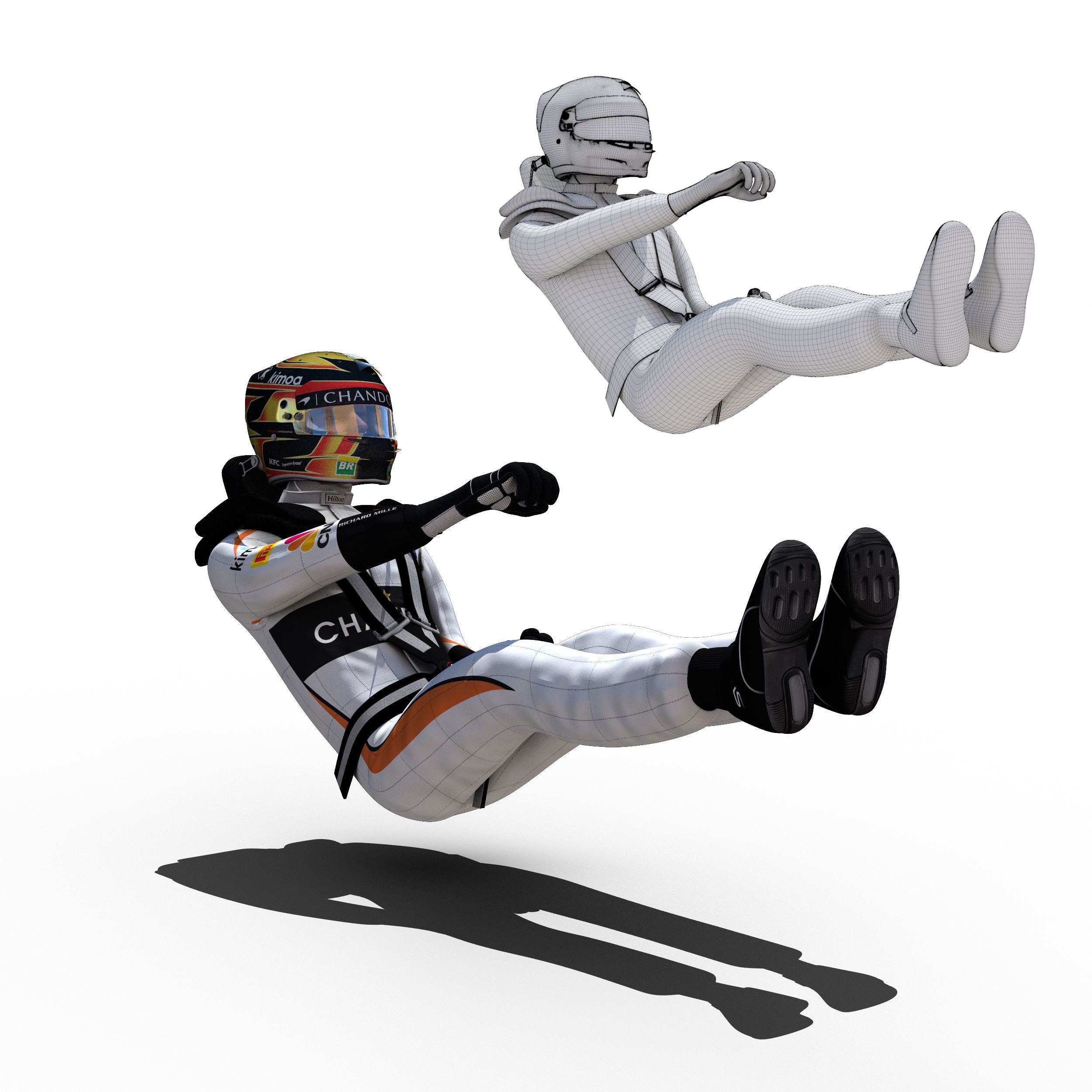 Stoffel Vandorne 2018 Low-poly 3D model_4