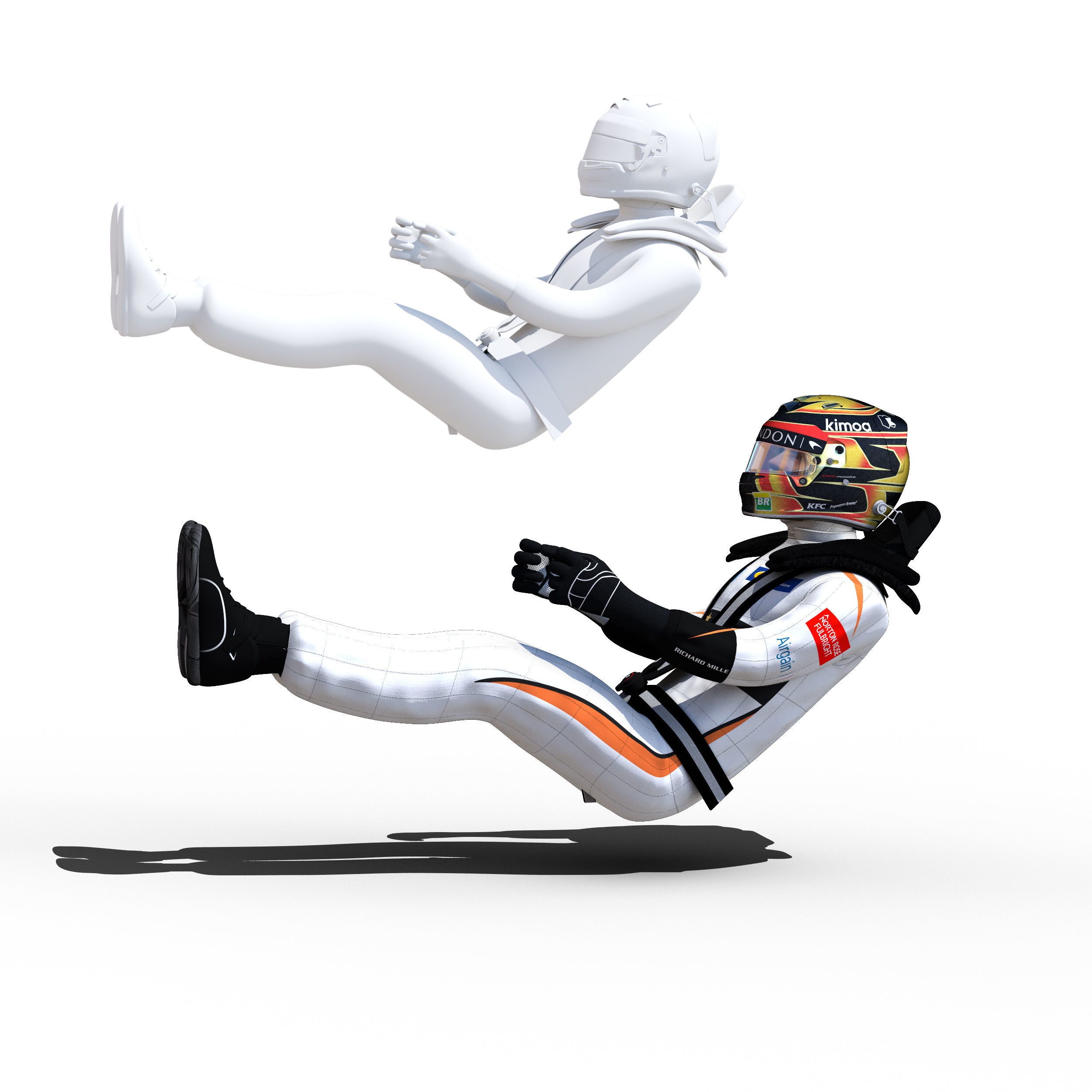 Stoffel Vandorne 2018 Low-poly 3D model_2