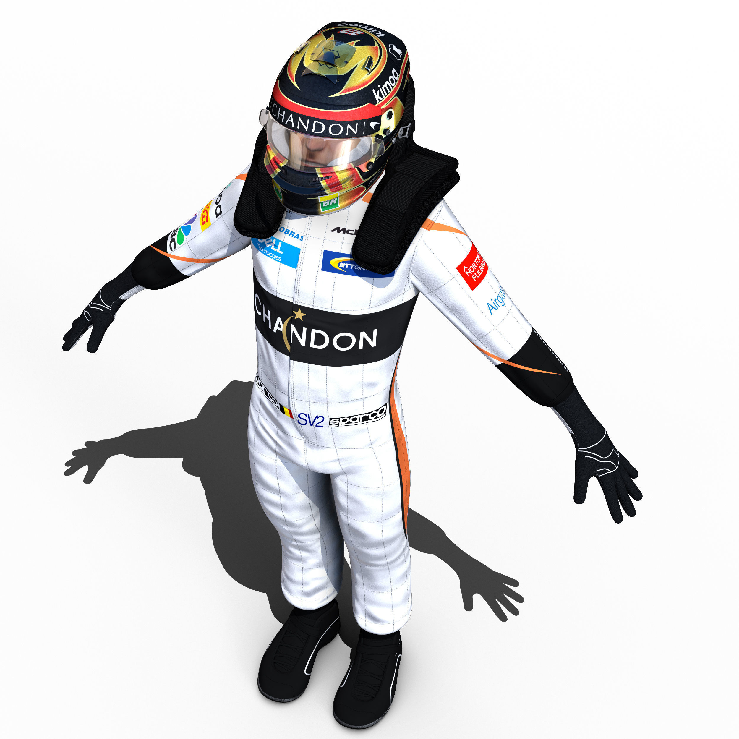 Stoffel Vandorne 2018 Low-poly 3D model_8