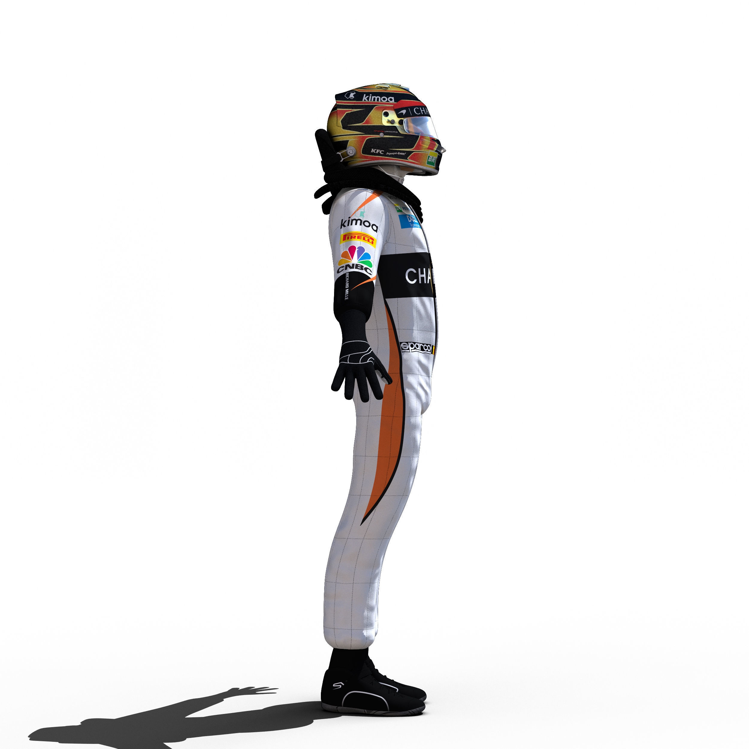 Stoffel Vandorne 2018 Low-poly 3D model_7