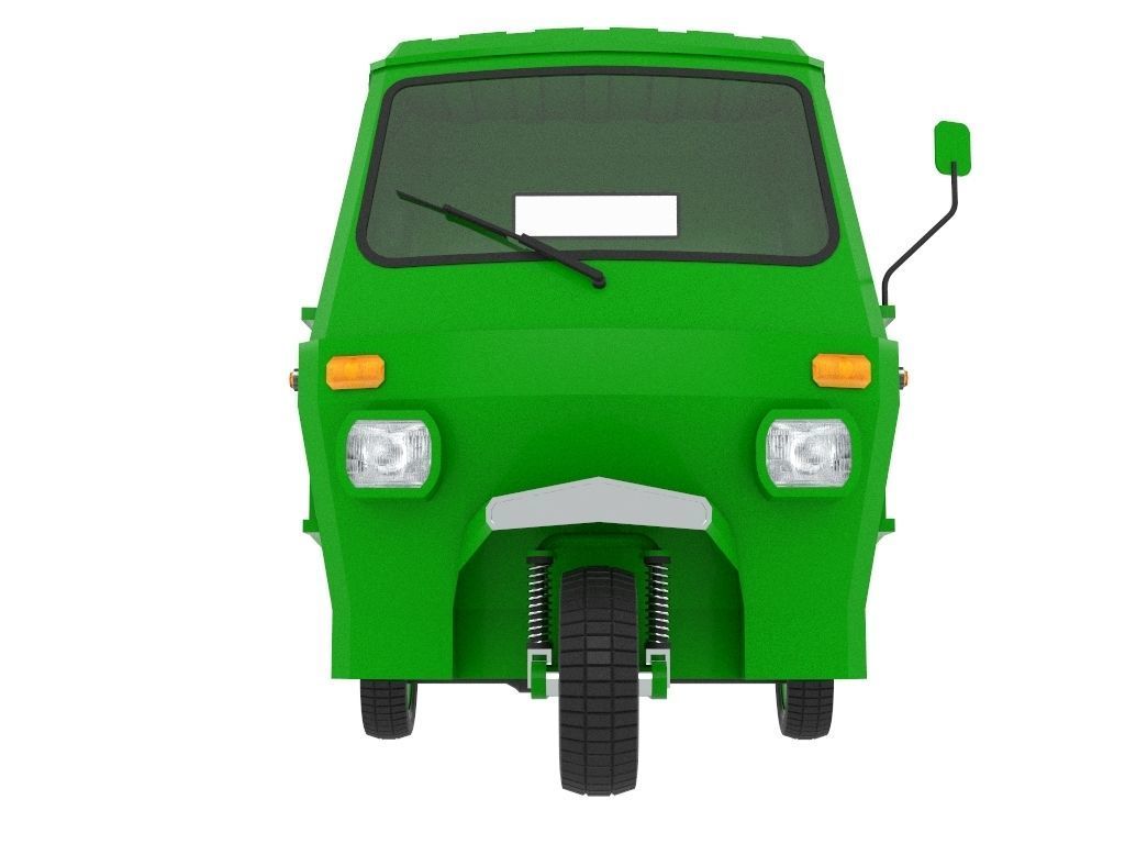 Three Wheel Pickup 3D model_9