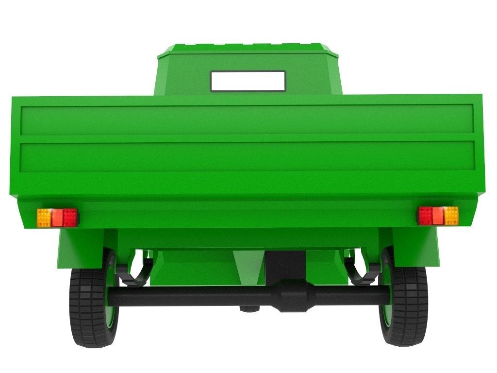 Three Wheel Pickup 3D model_4