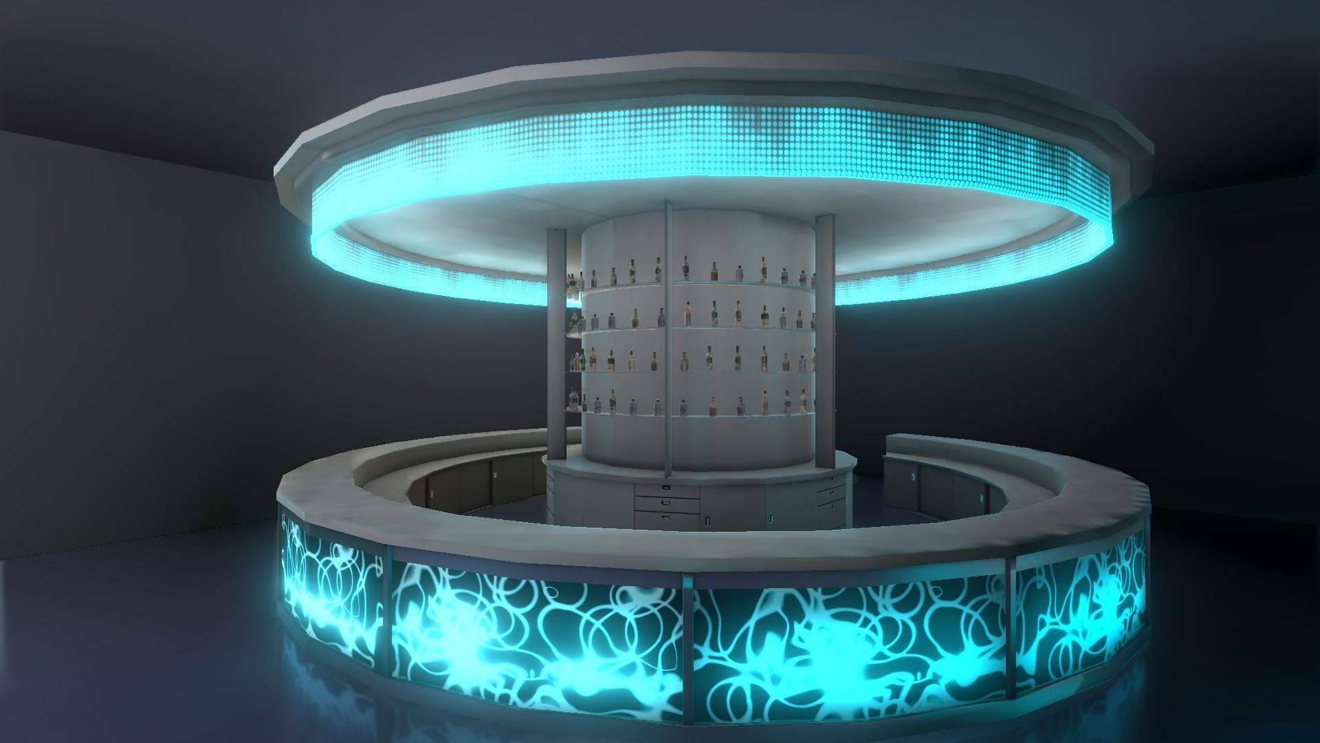 Night Club props - Unity Low-poly 3D model_11