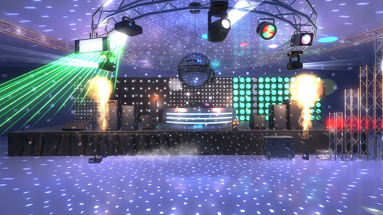 Night Club props - Unity Low-poly 3D model_3