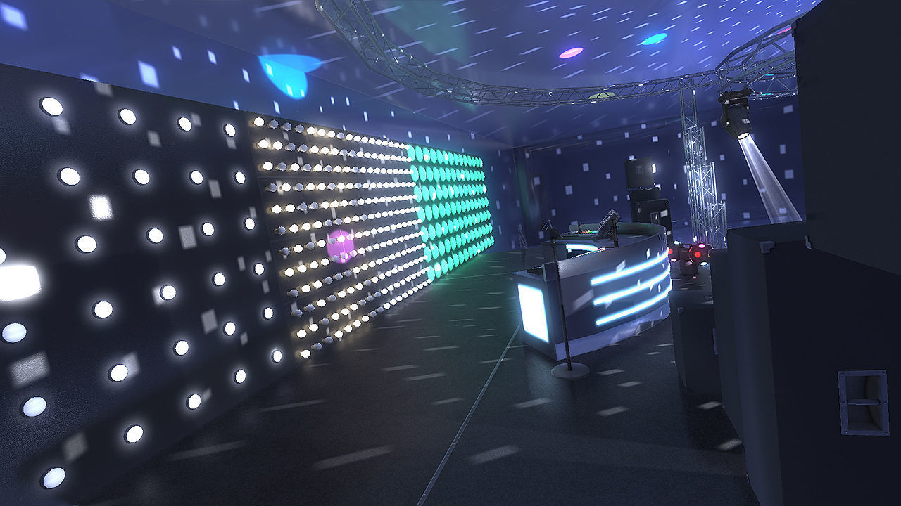 Night Club props - Unity Low-poly 3D model_4