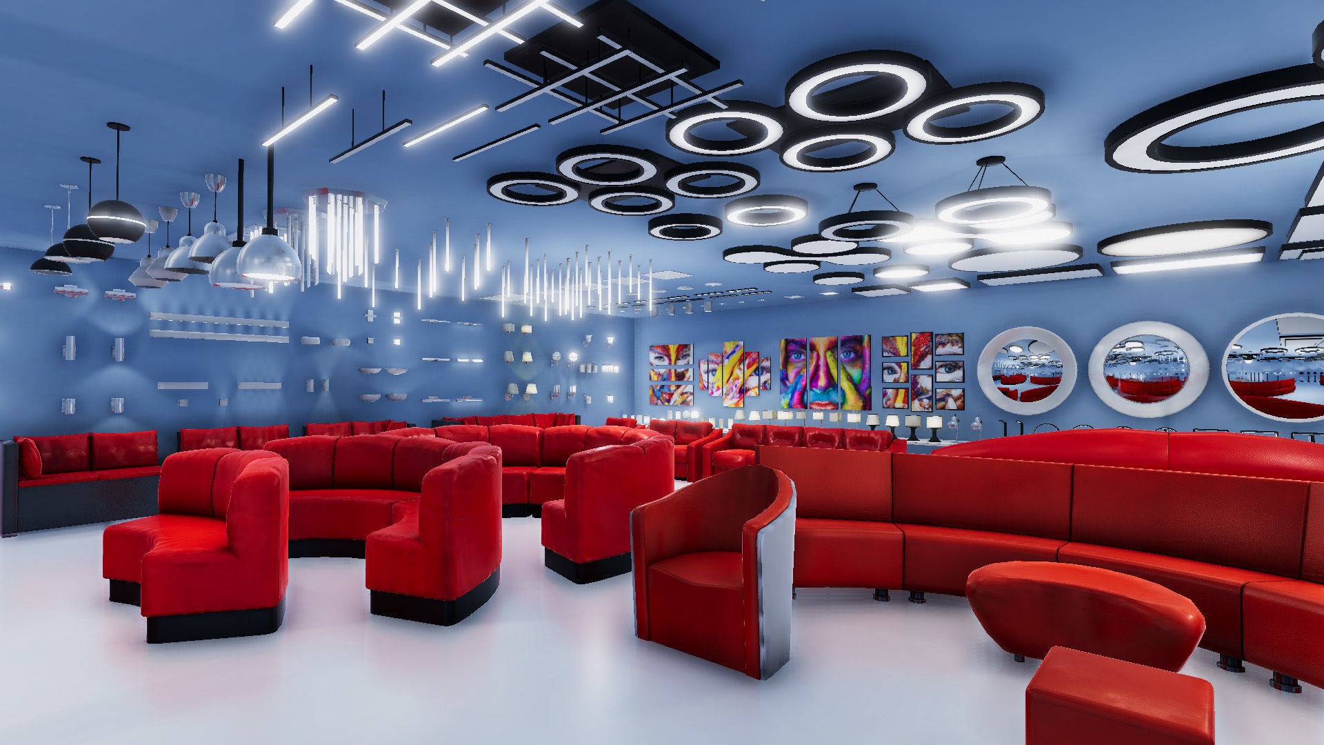 Night Club props - Unity Low-poly 3D model_14