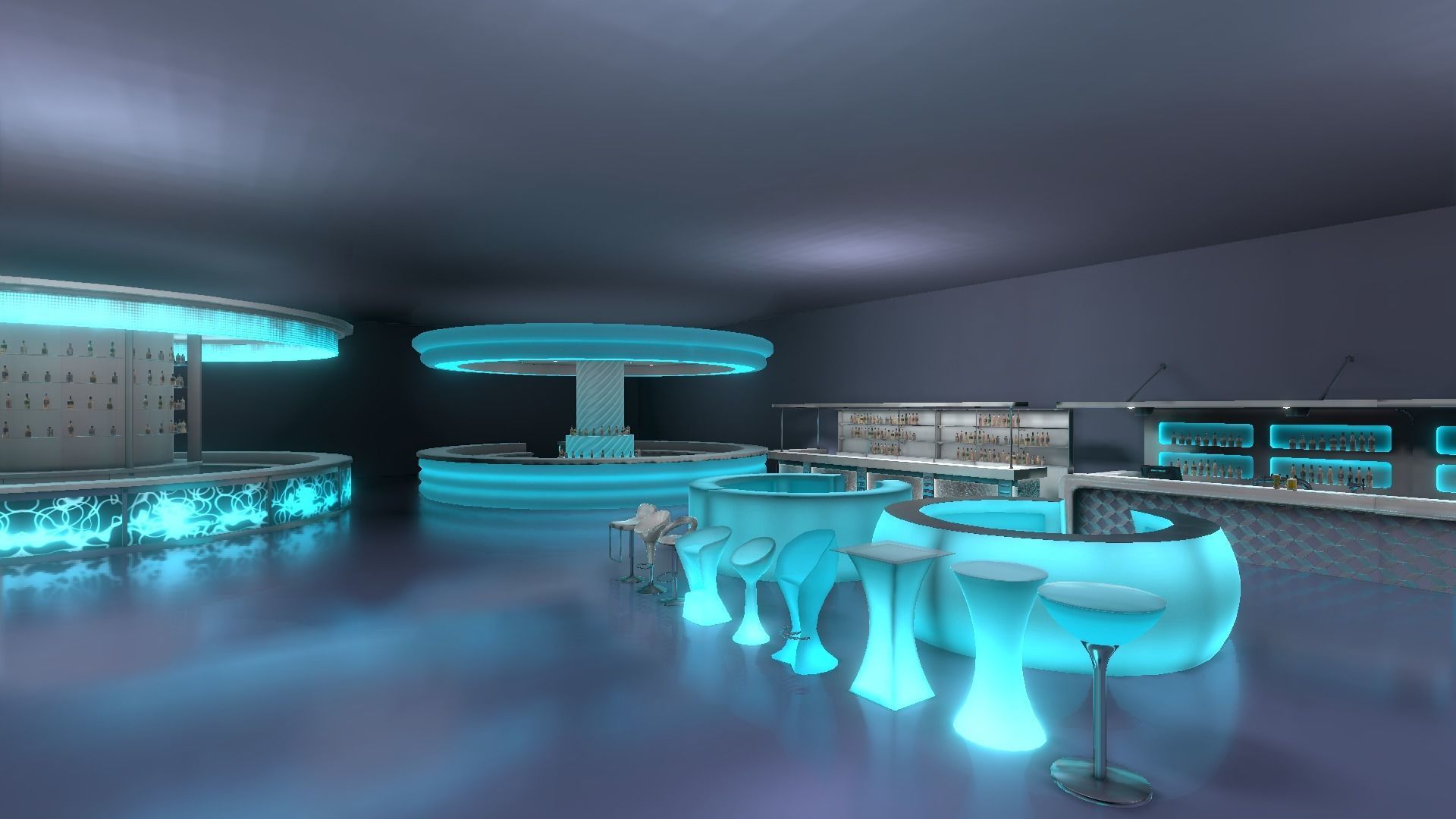 Night Club props - Unity Low-poly 3D model_8