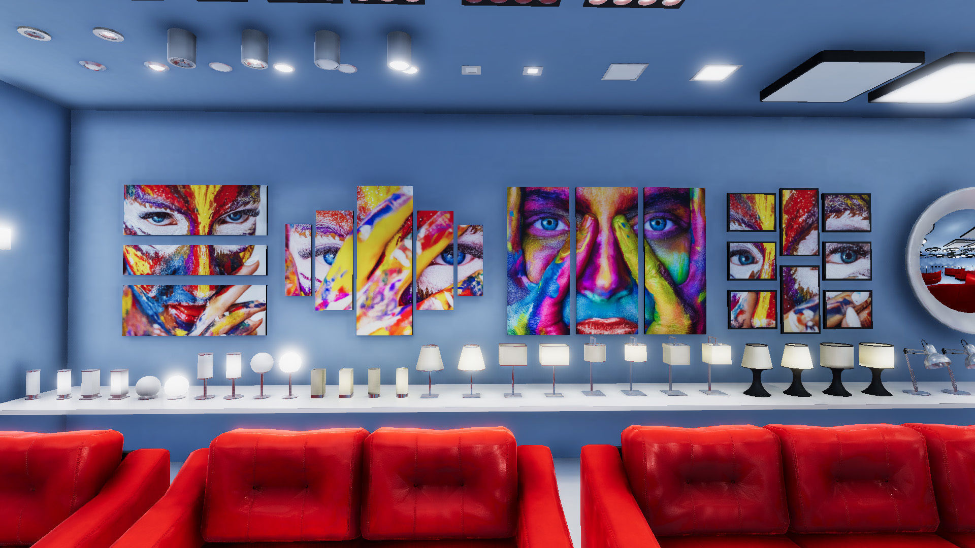 Night Club props - Unity Low-poly 3D model_13