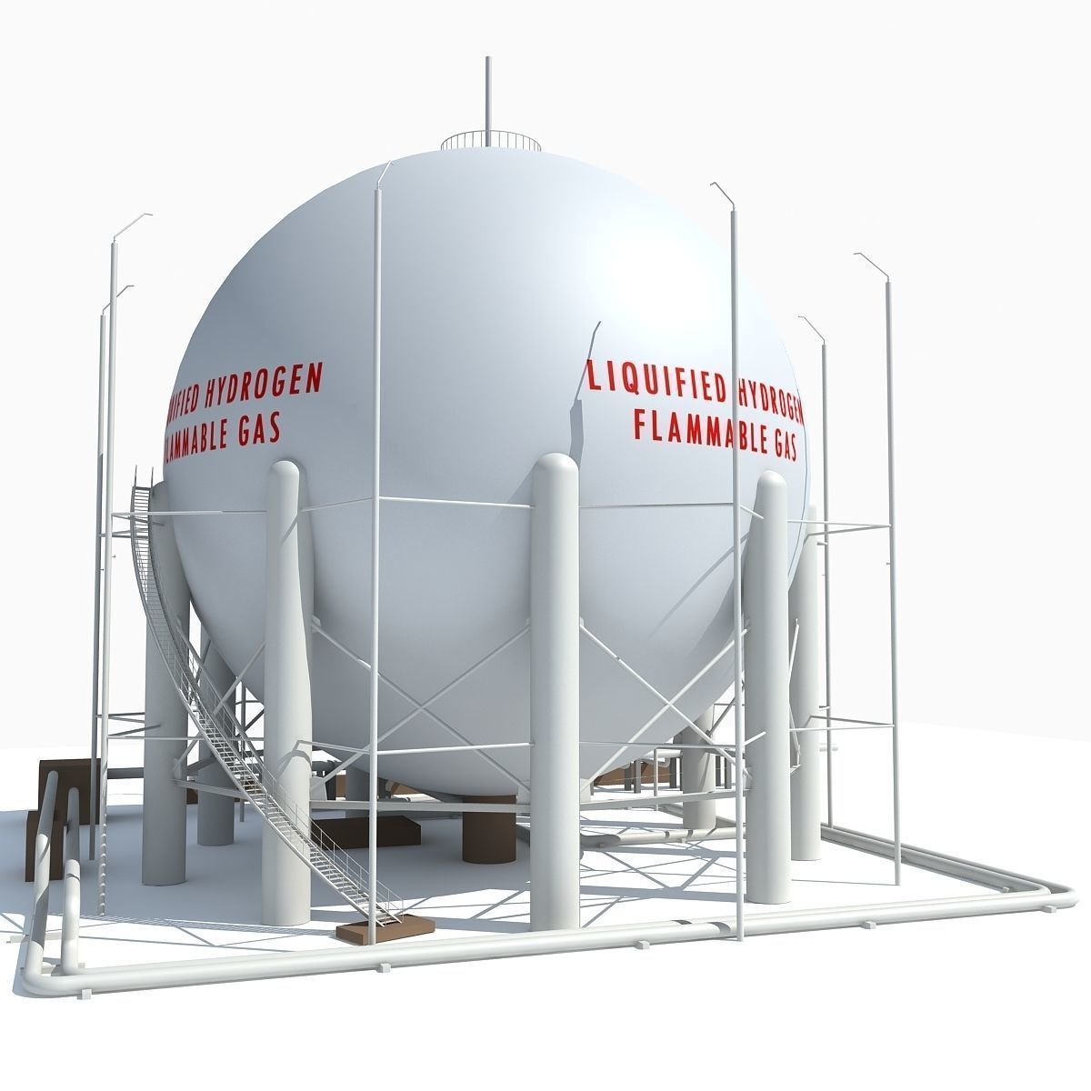 Refinery and Industrial Set 3D Model Collection_7