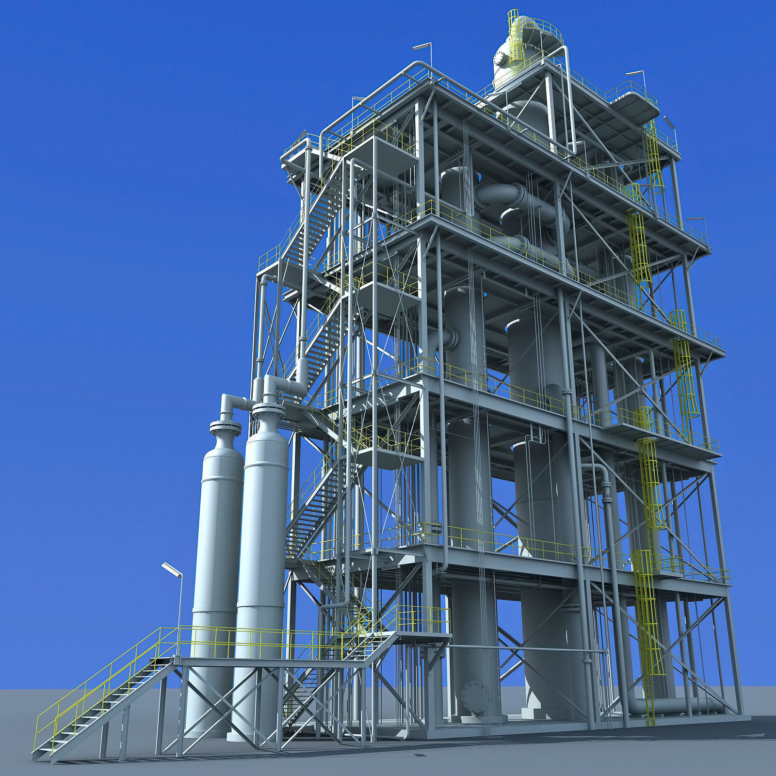 Refinery and Industrial Set 3D Model Collection_2