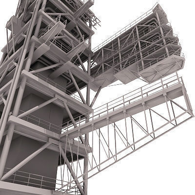 Refinery and Industrial Set 3D Model Collection_11